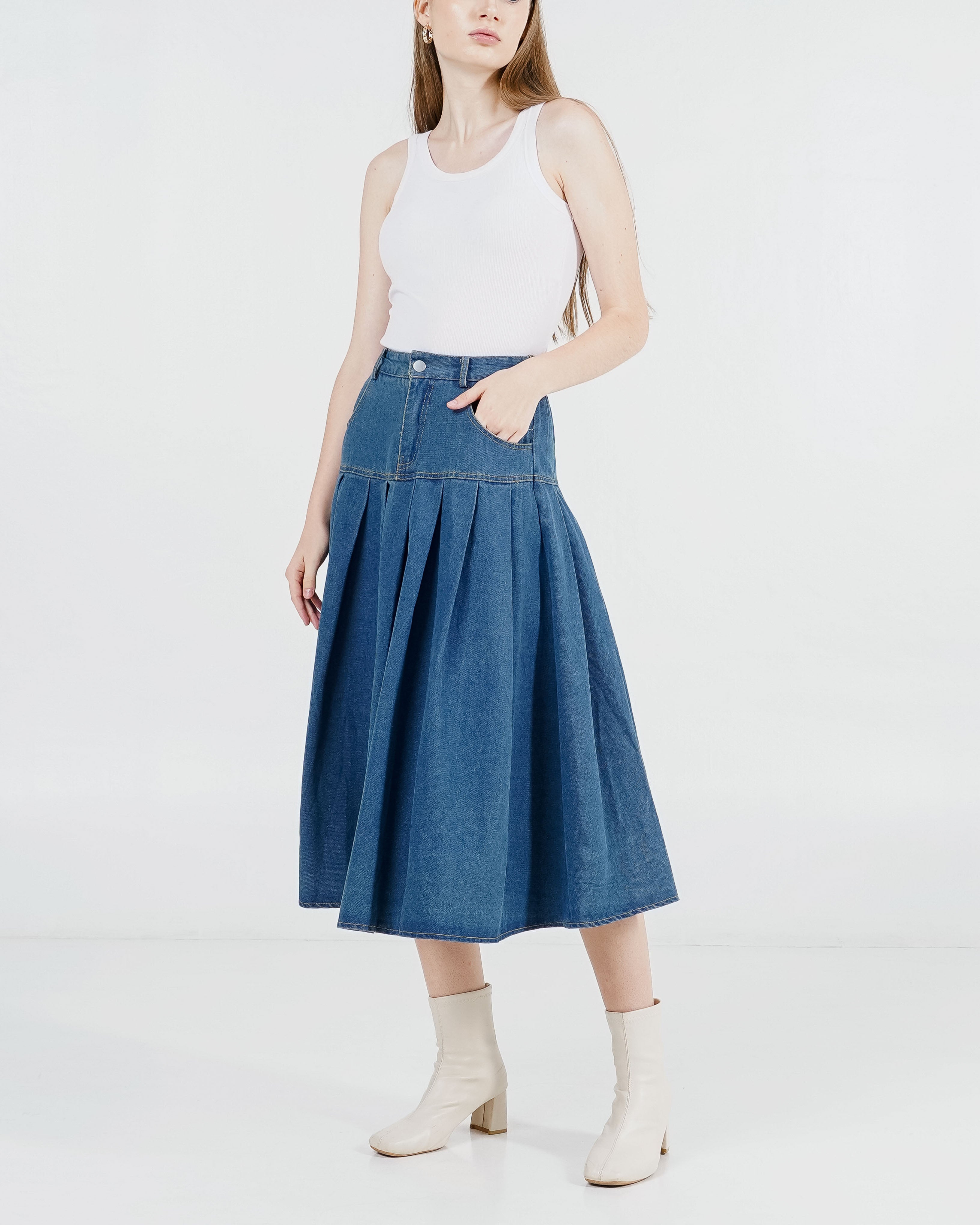 Maudy Skirt Denim