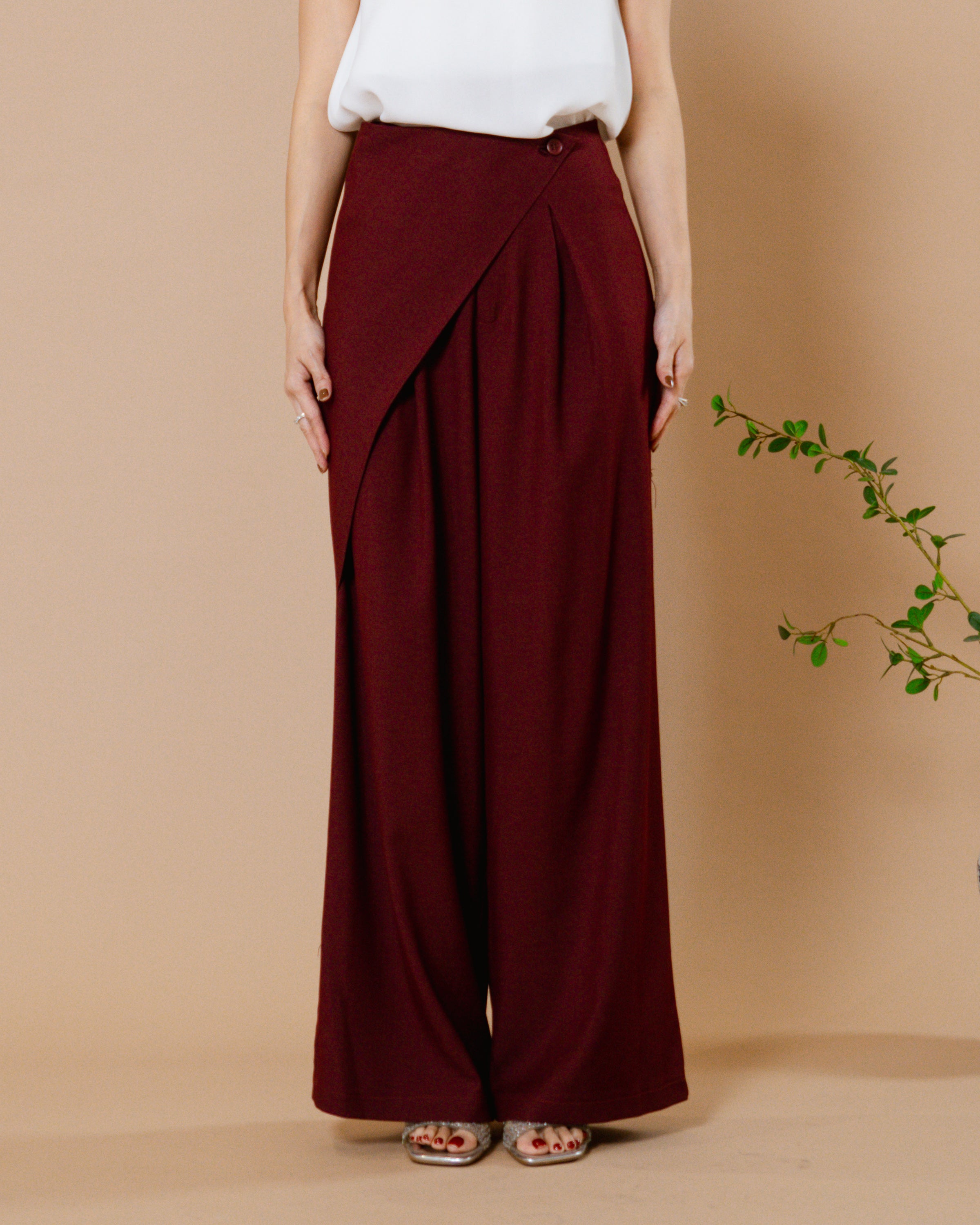 CNY Spring Majesty Pants Maroon