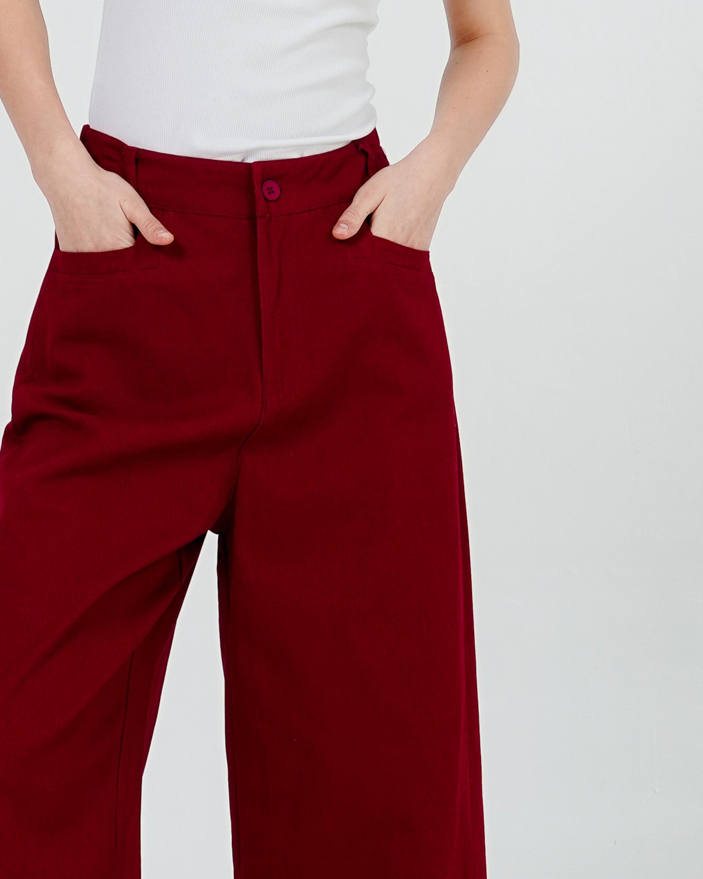 Hillary Pants Maroon