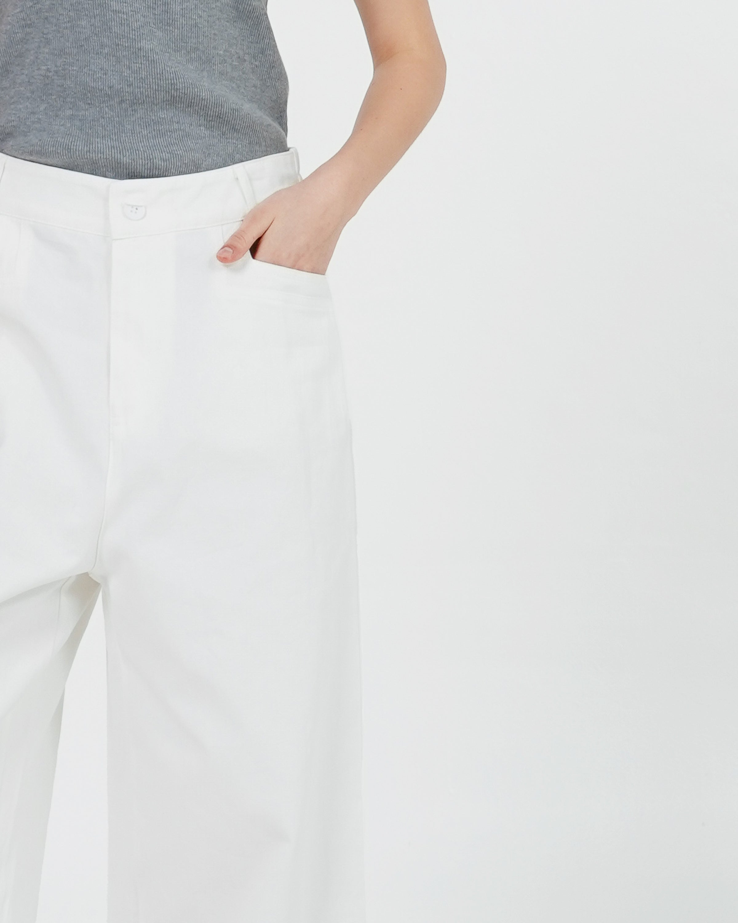 Hillary Pants White