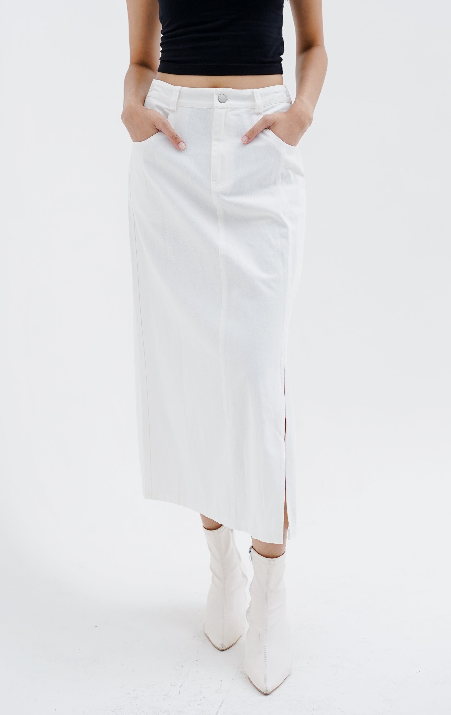 Sonia Skirt White