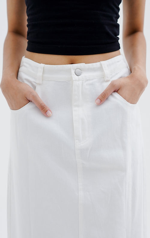 Sonia Skirt White