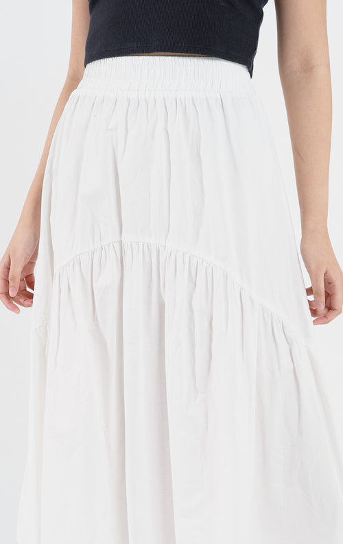 Arlette Skirt White