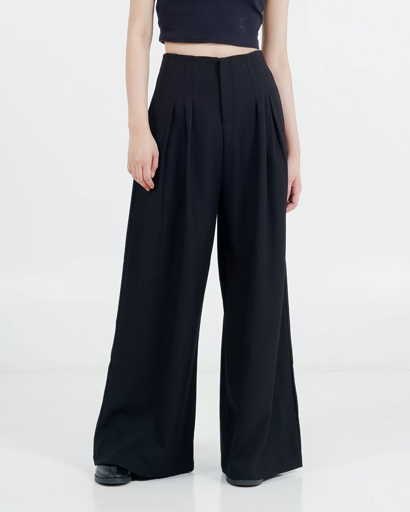 ES Unravel Wide Leg Pants Black