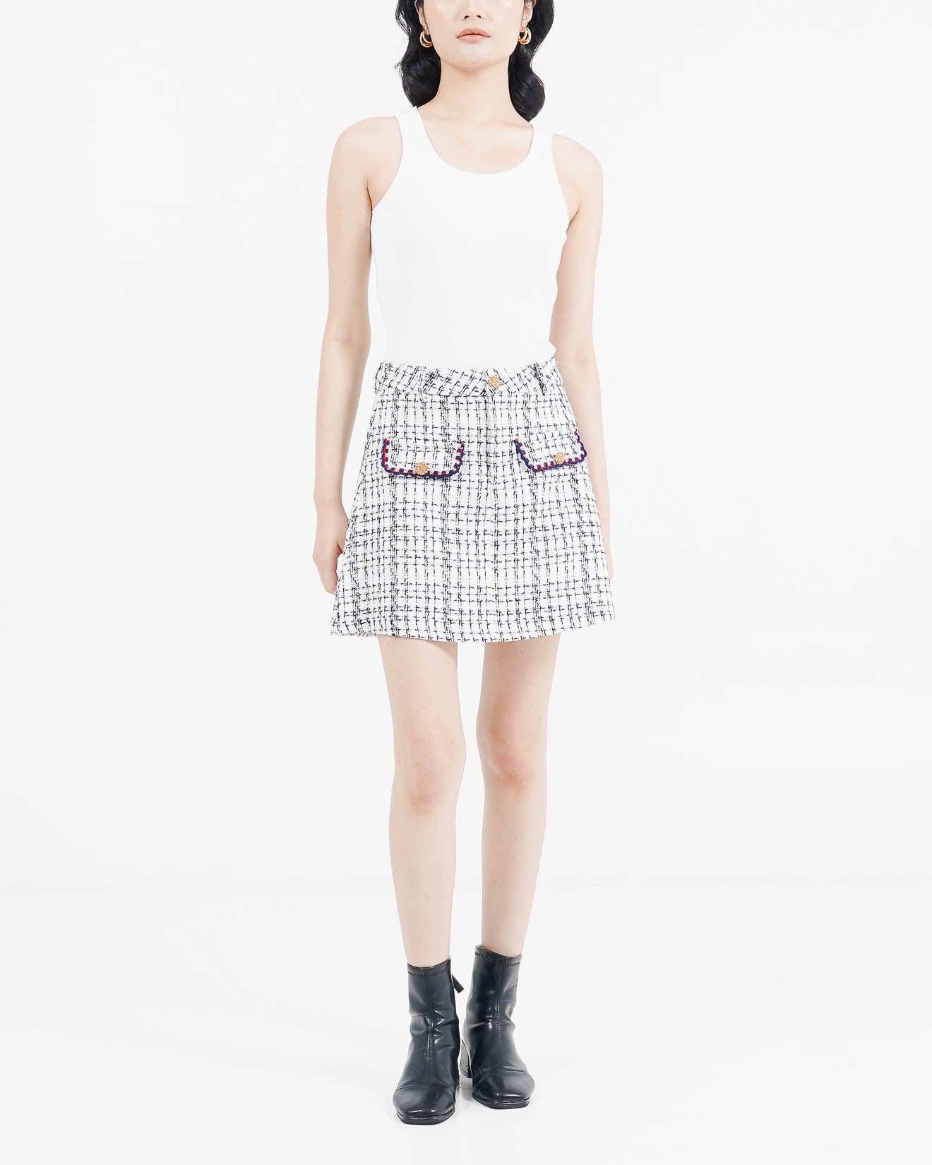 ES Zephyra Skirt White