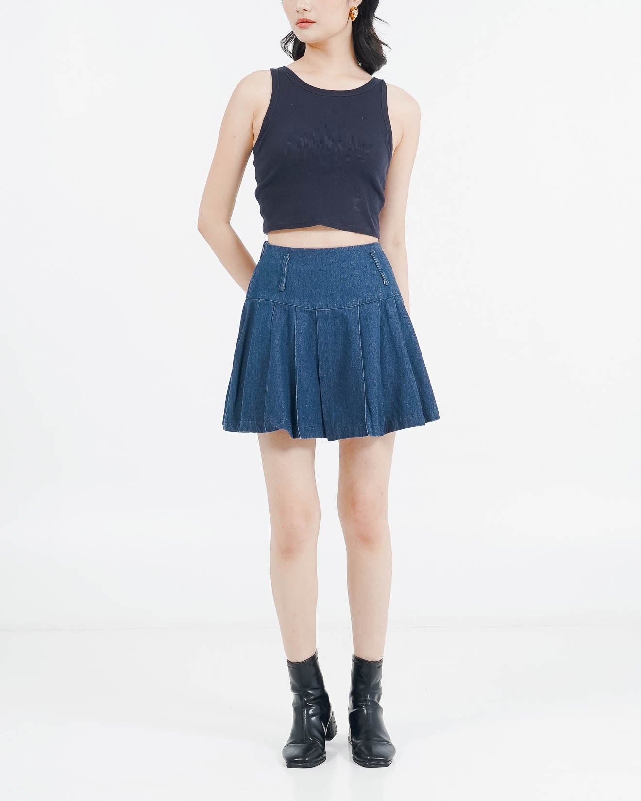 ES Roxana Blue Skort Denim