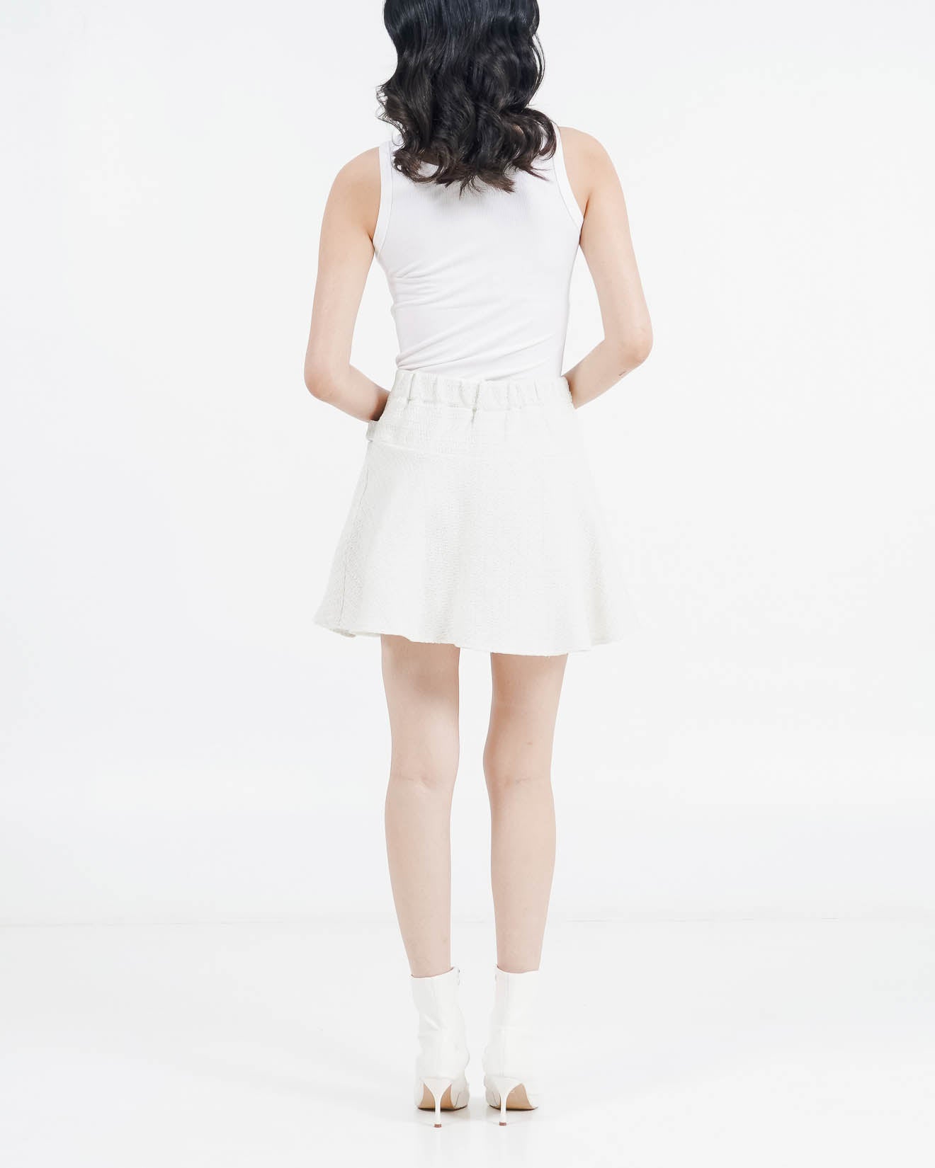 ES Elaine Skirt White