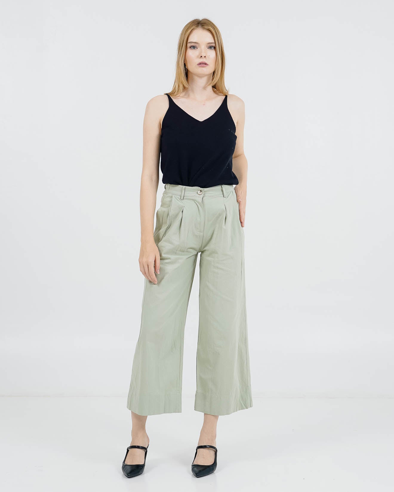 Edith Green Pants