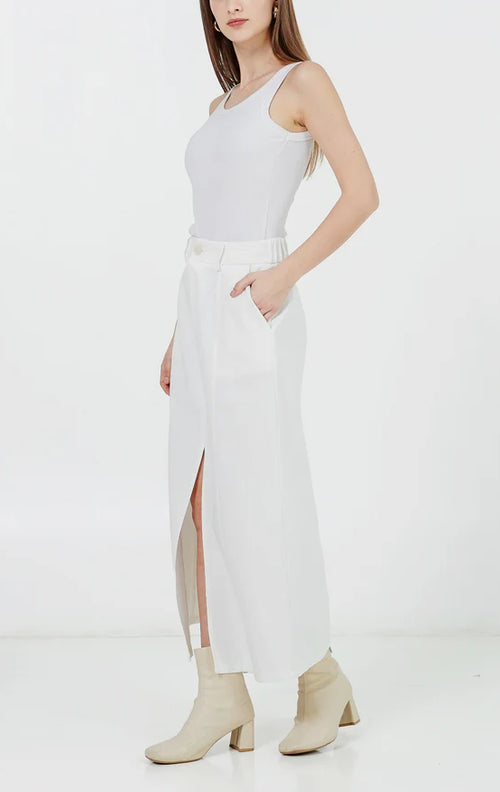 Aspen Skirt White