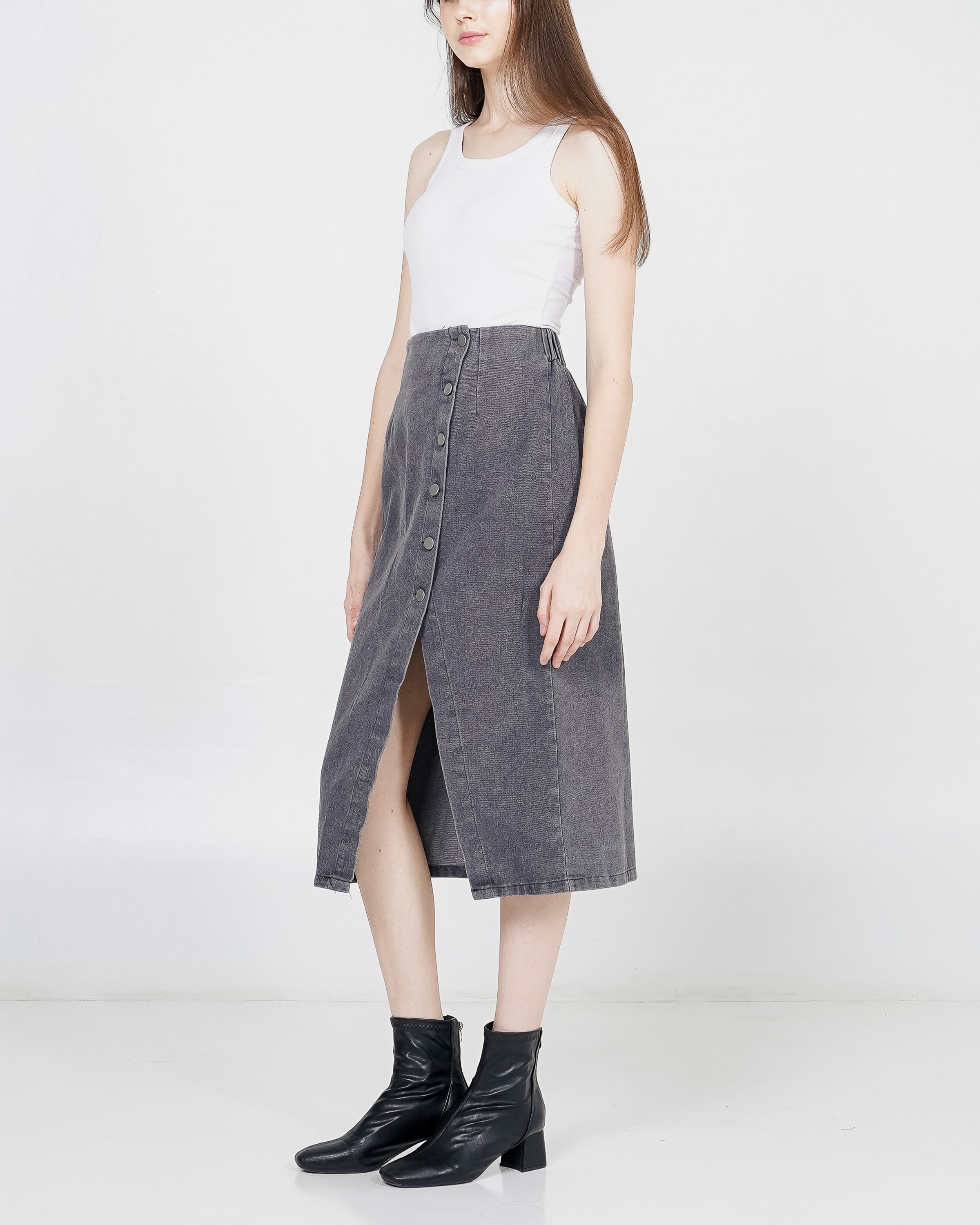 Aitana Skirt Black Denim