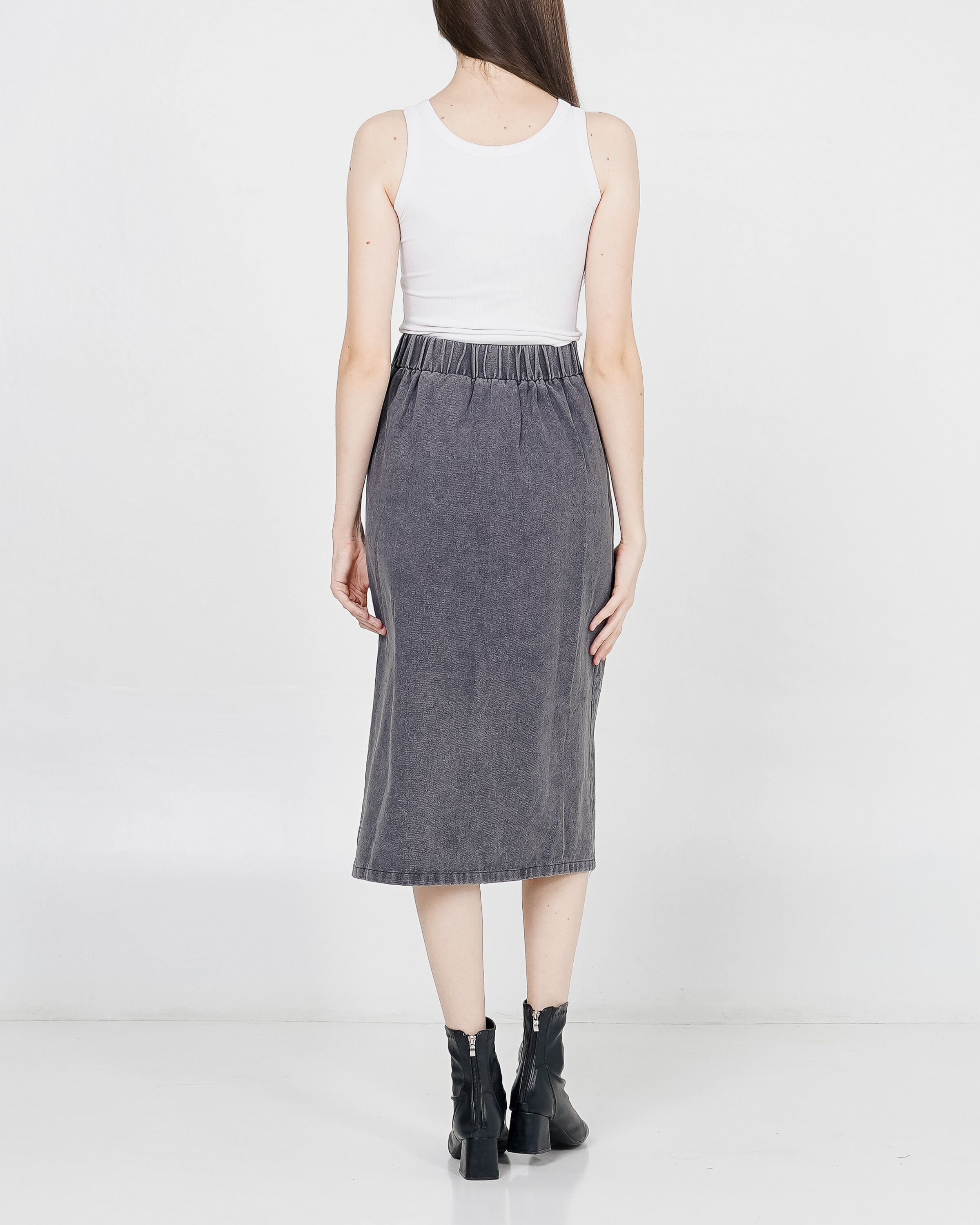 Aitana Skirt Black Denim