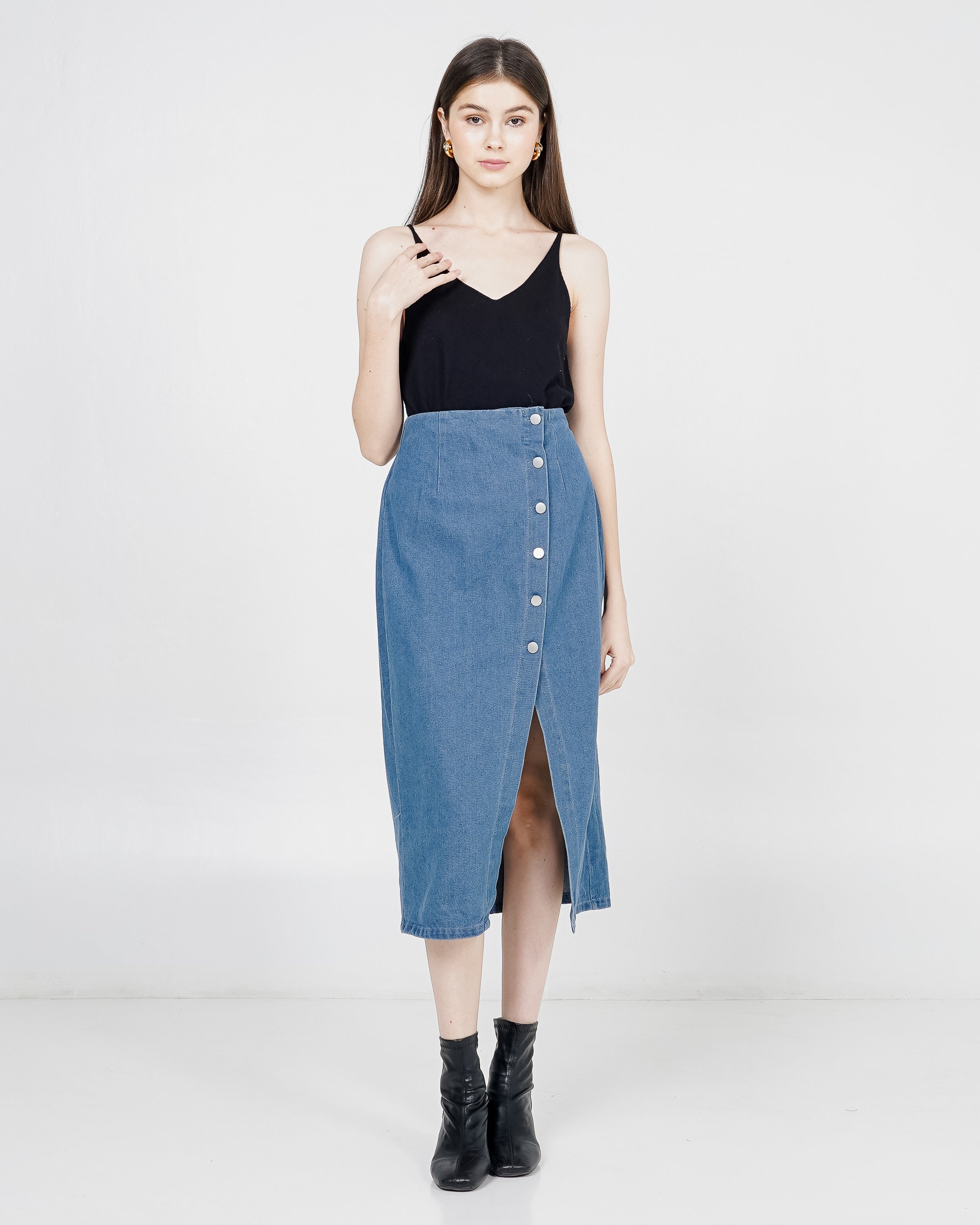 Aitana Skirt Blue Denim