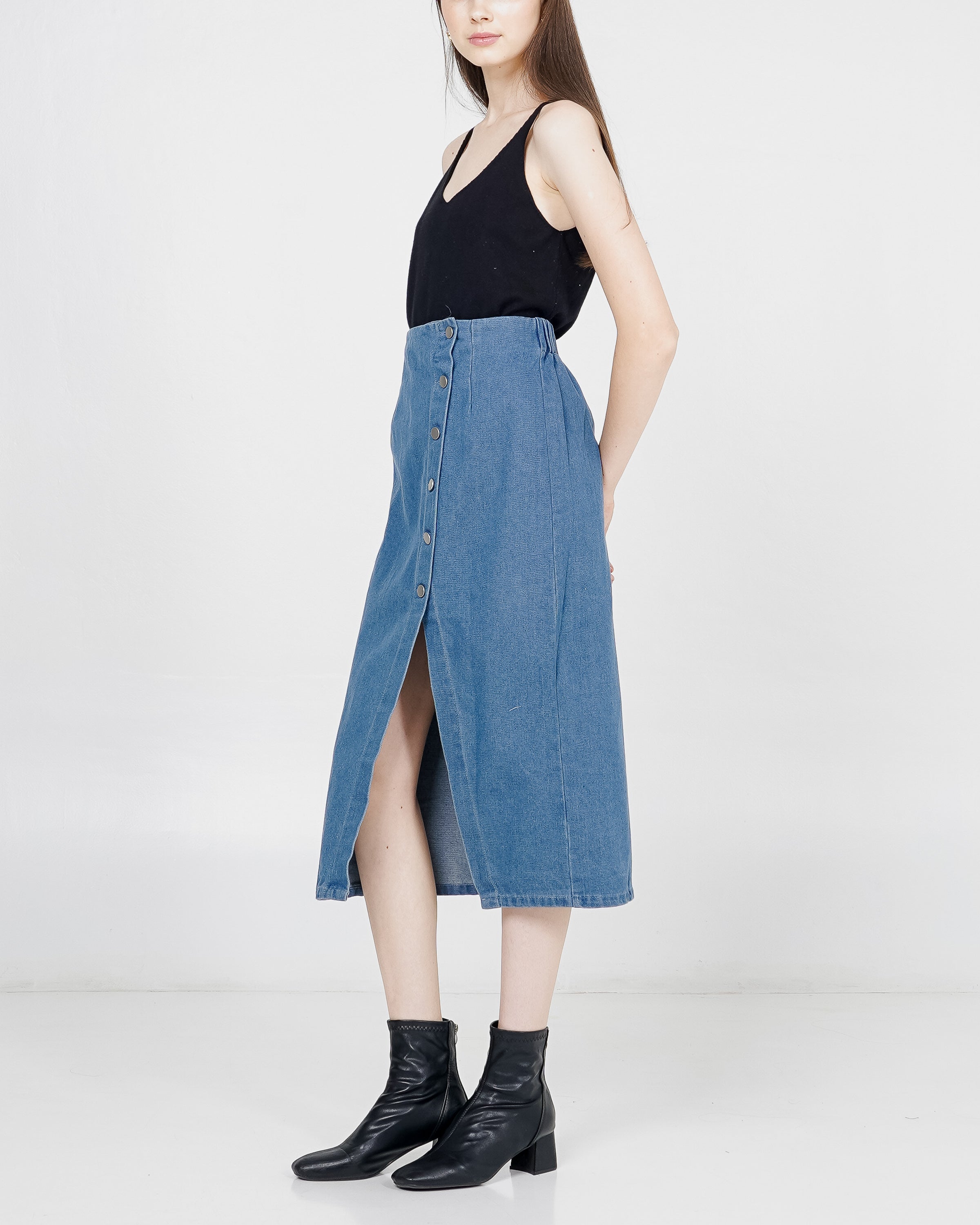 Aitana Skirt Blue Denim