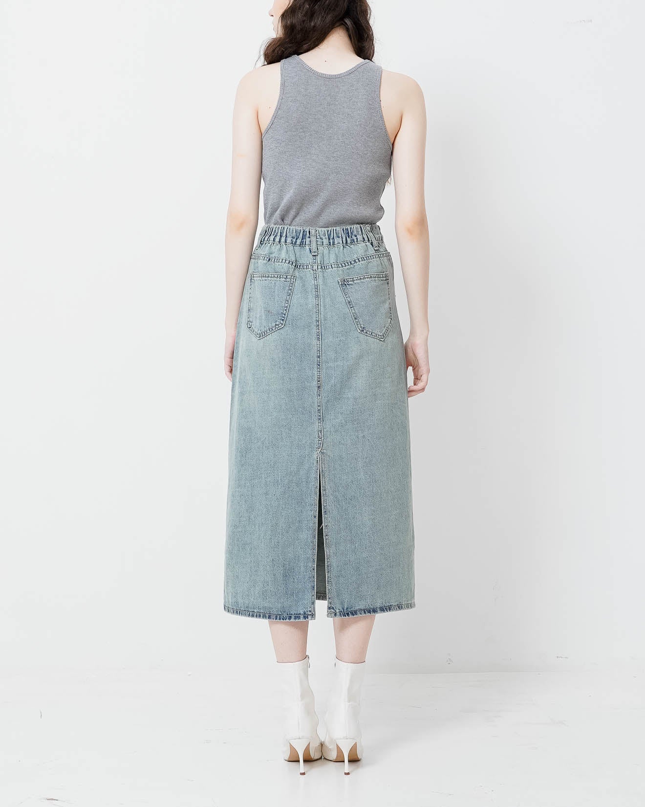 Ruthie Skirt Light Denim