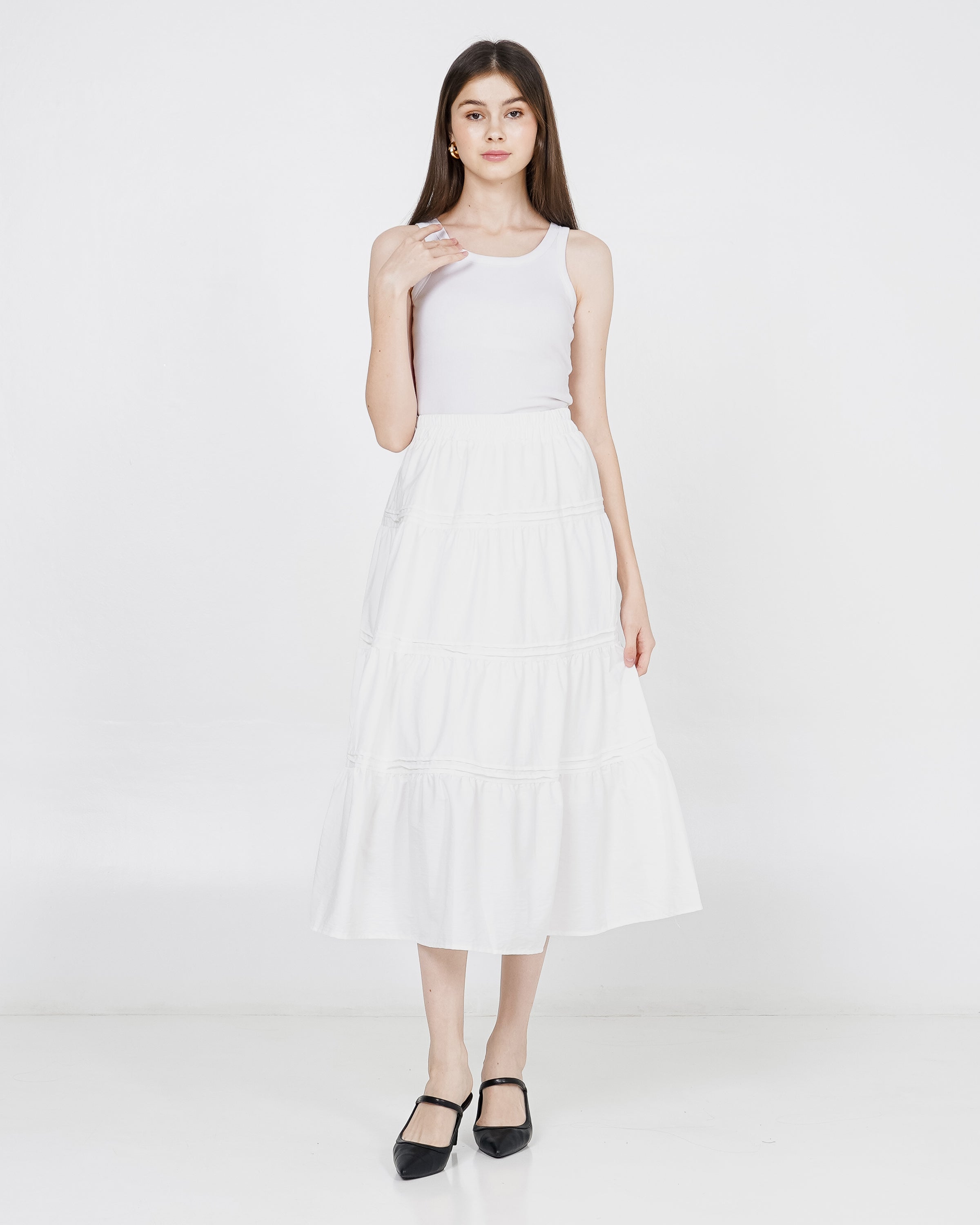 Laina Skirt White