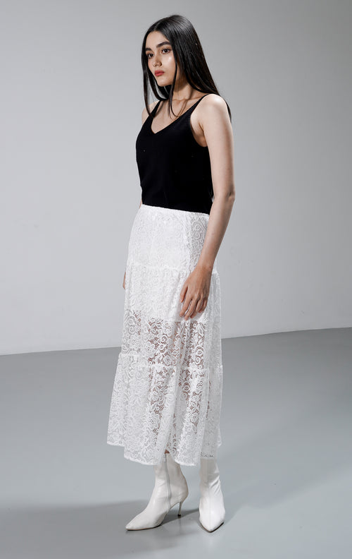 Blaise Skirt White