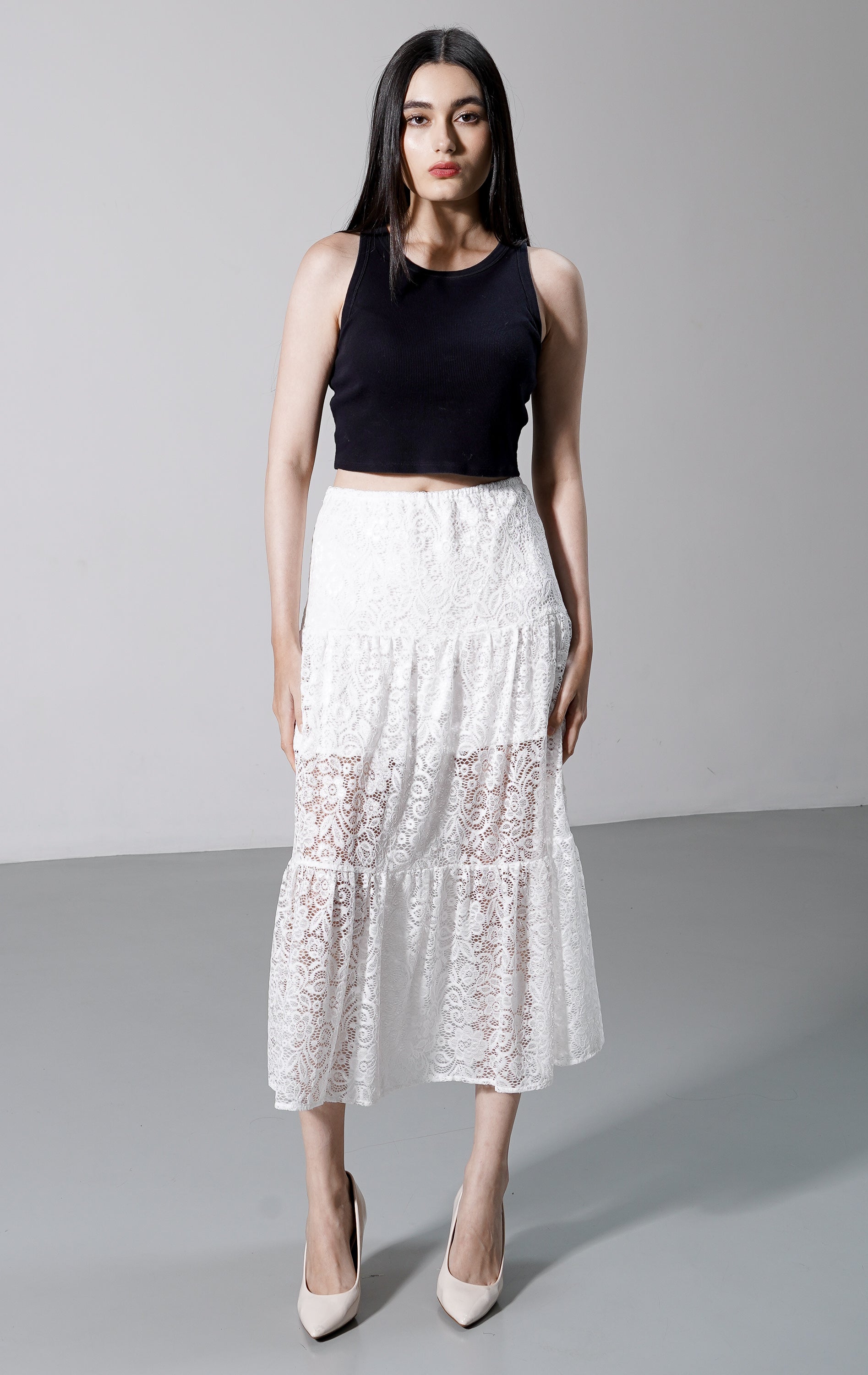 Blaise Skirt White