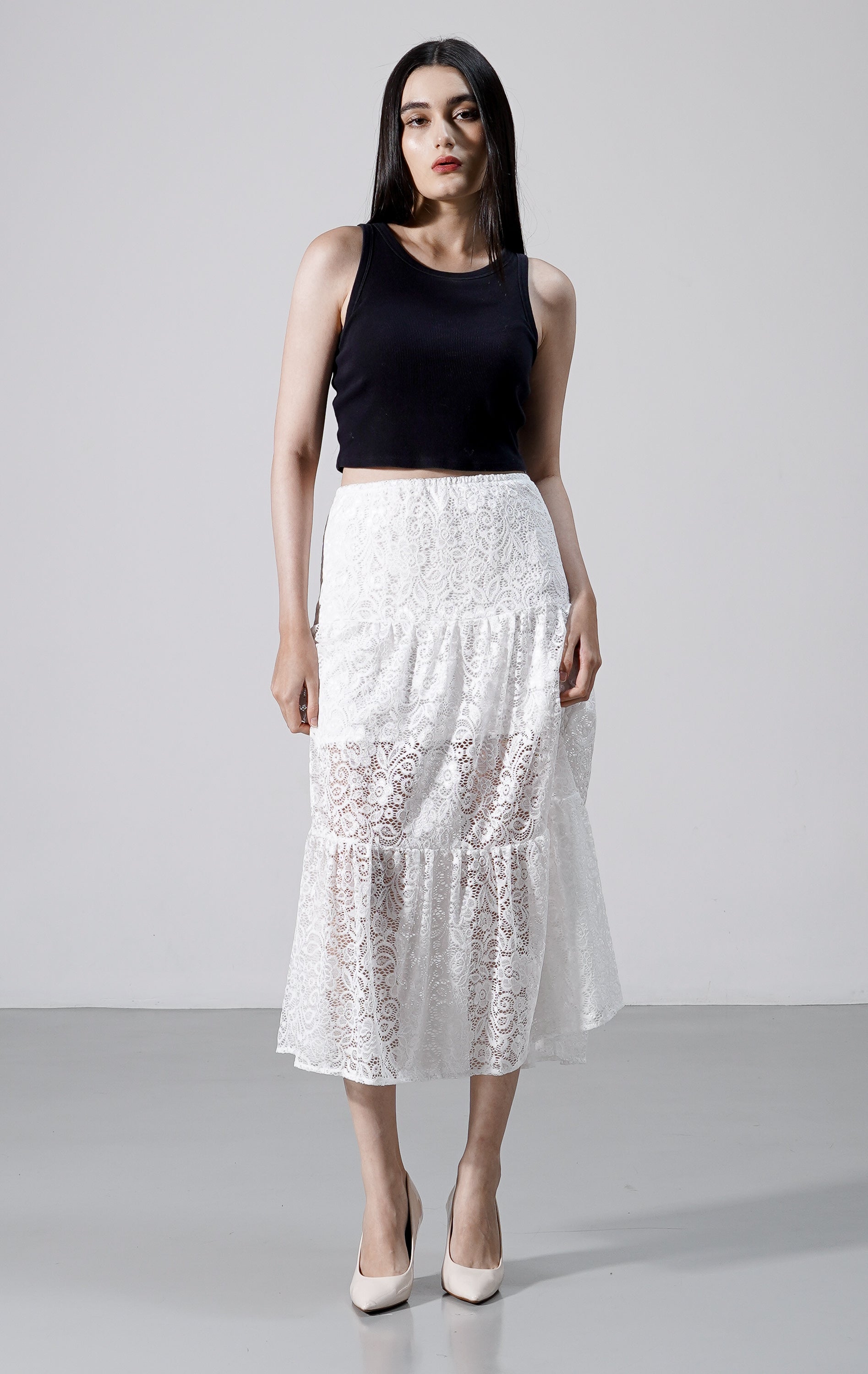 Blaise Skirt White