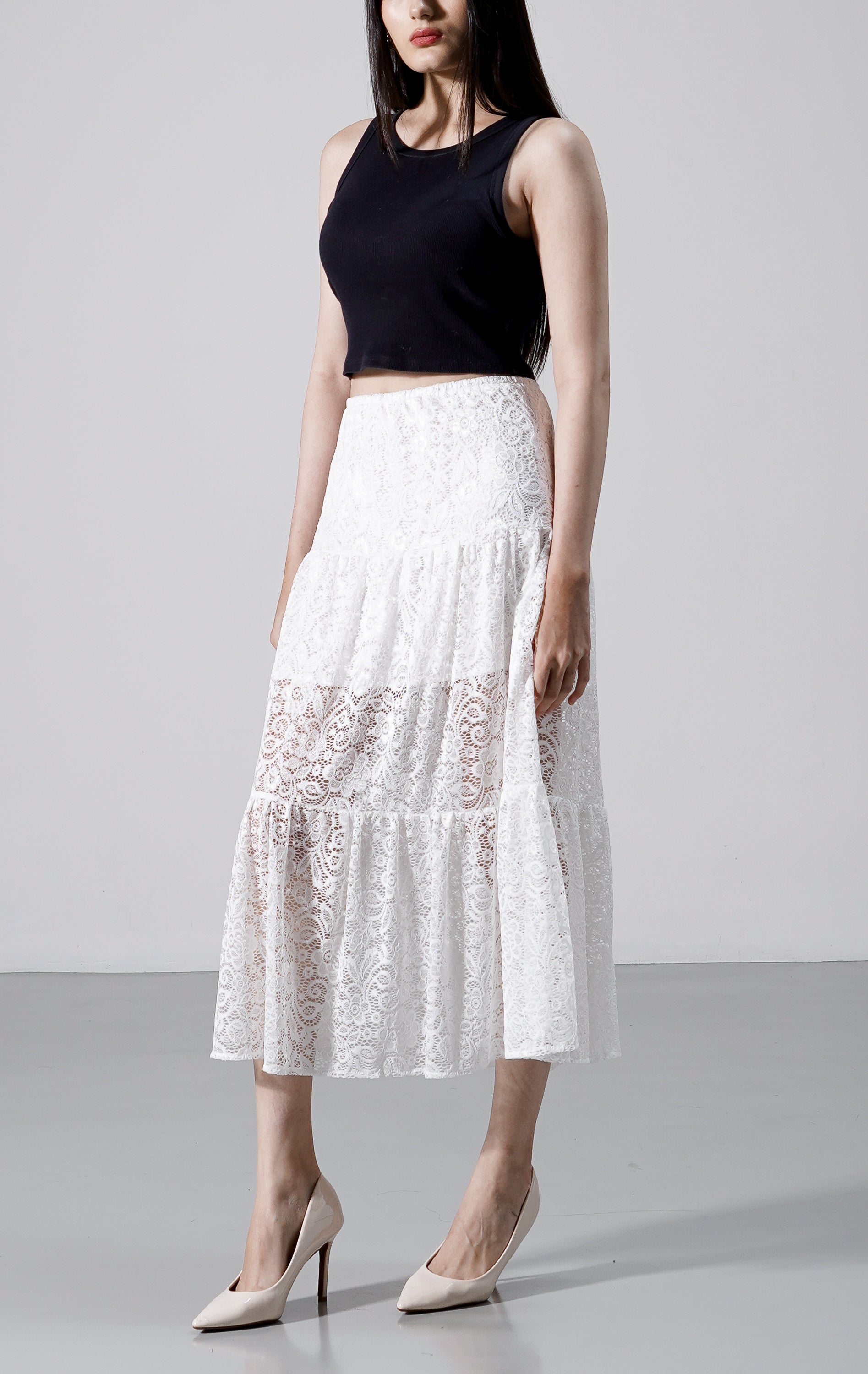 Blaise Skirt White