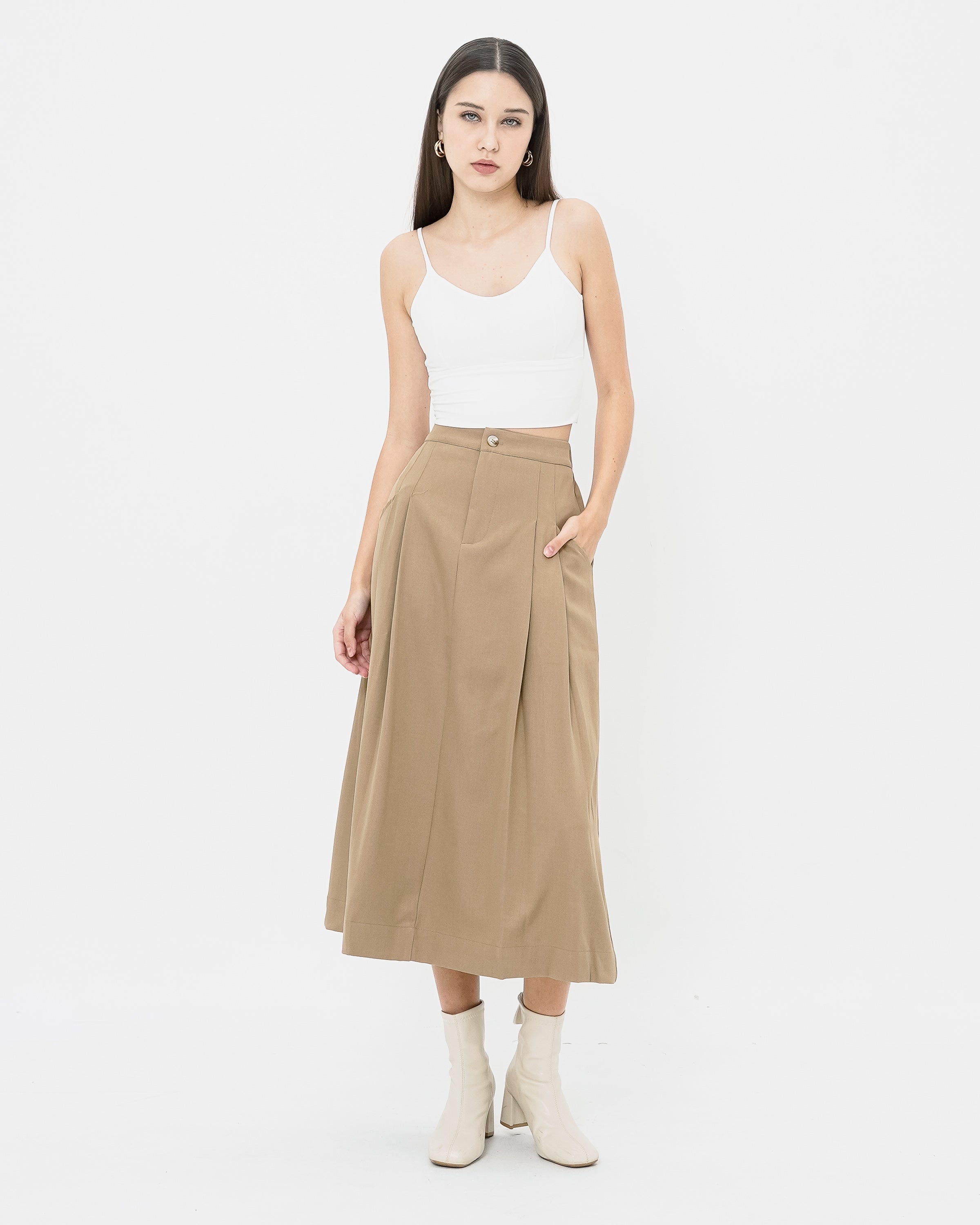 Lesley Skirt Brown