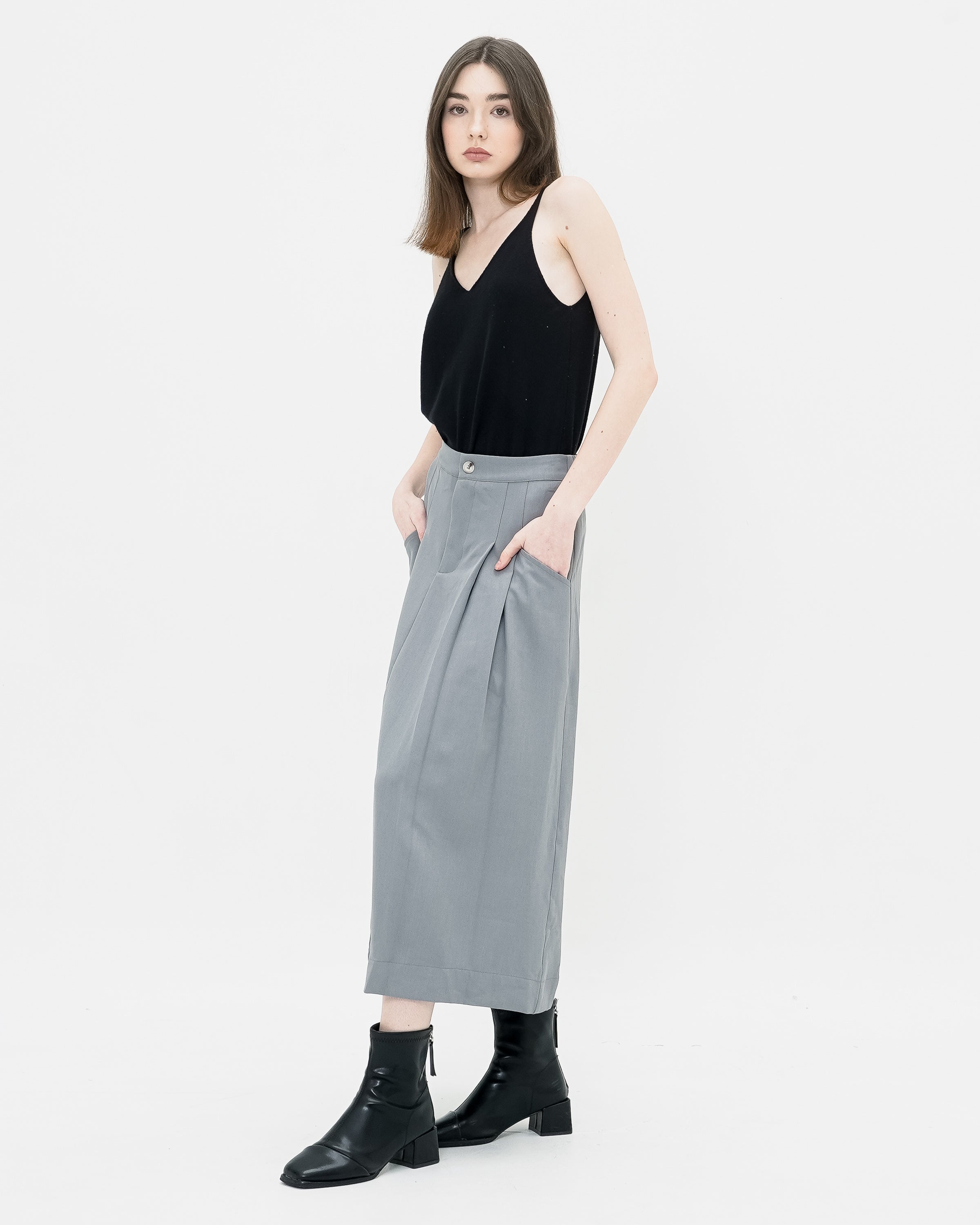 Lesley Skirt Grey