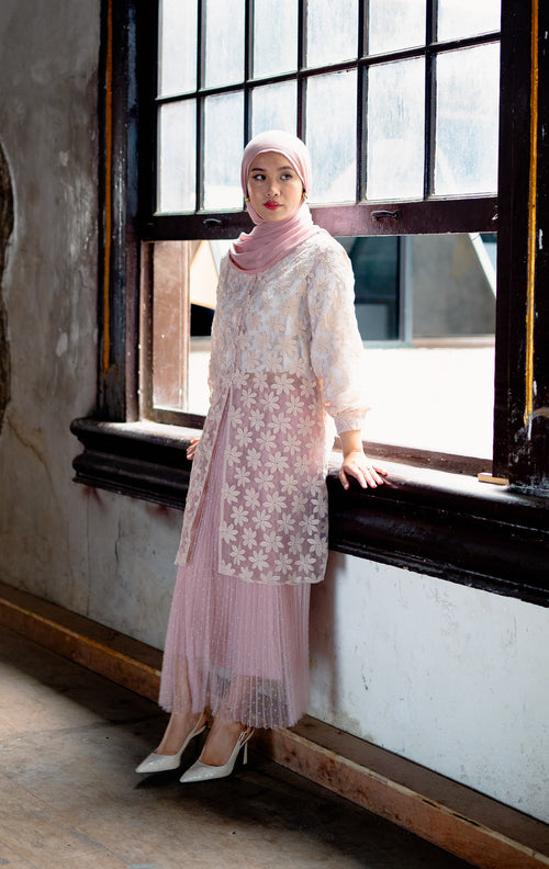 EID Aleena Skirt Pink