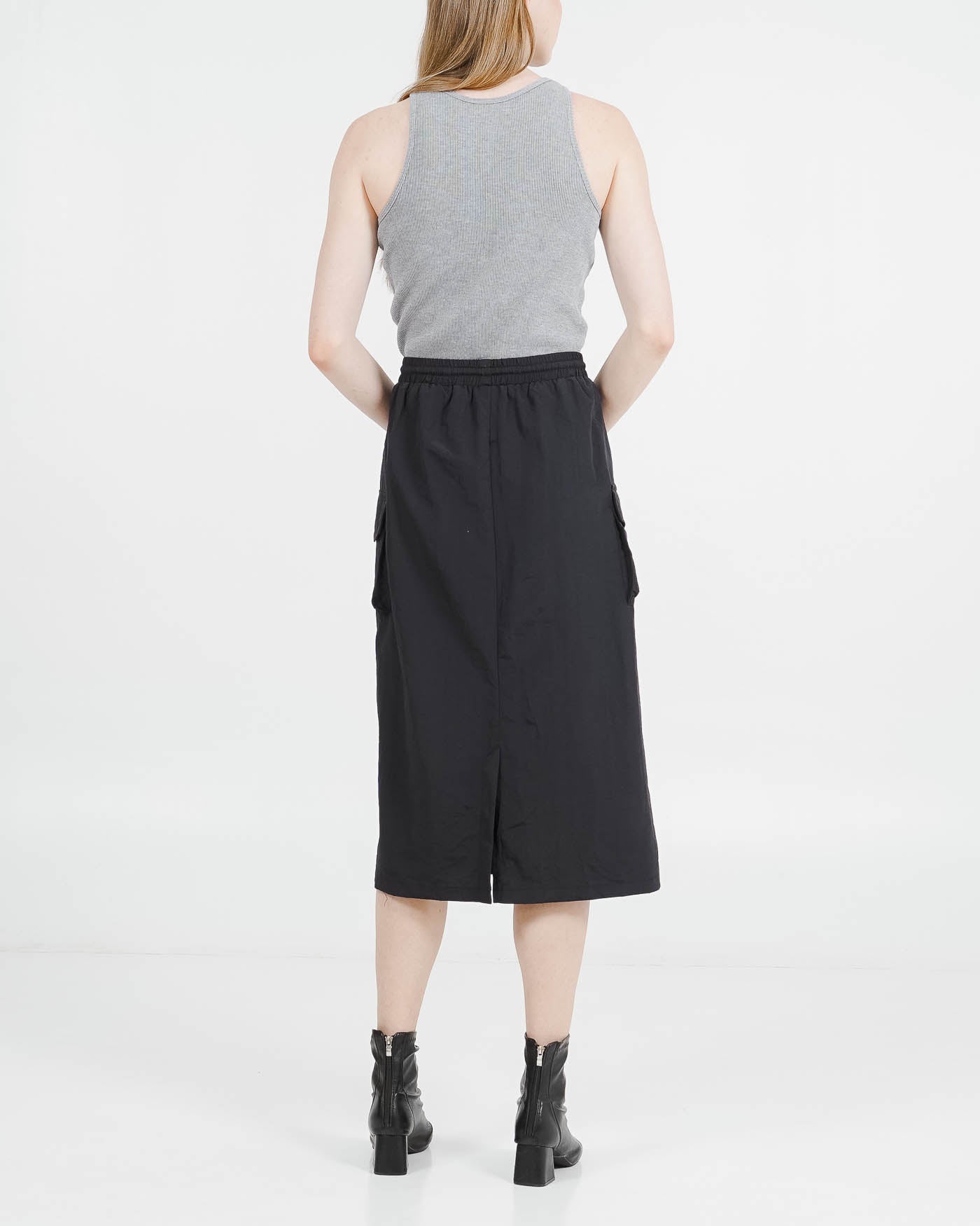 Madison Cargo Skirt Black