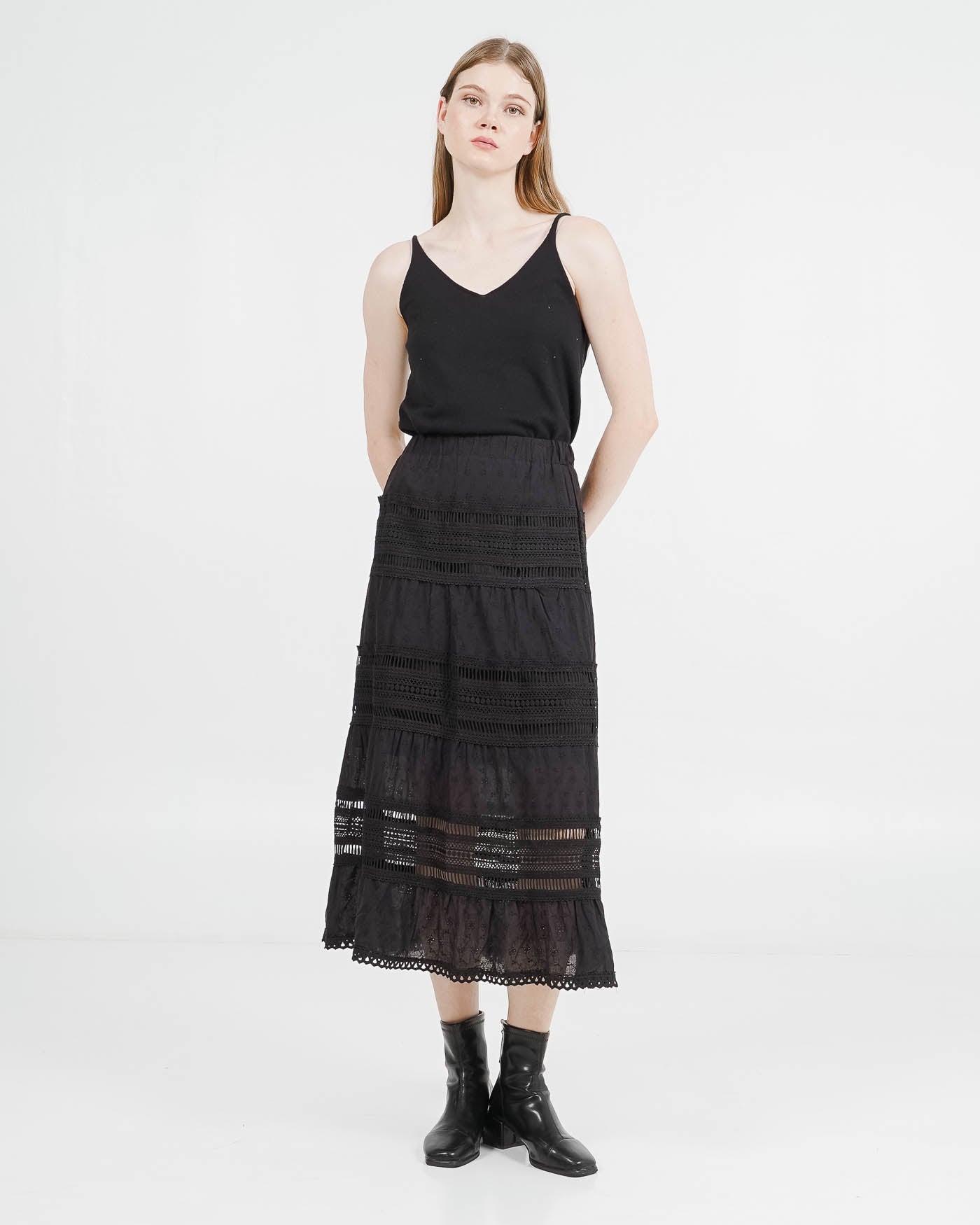 Positano Skirt Black