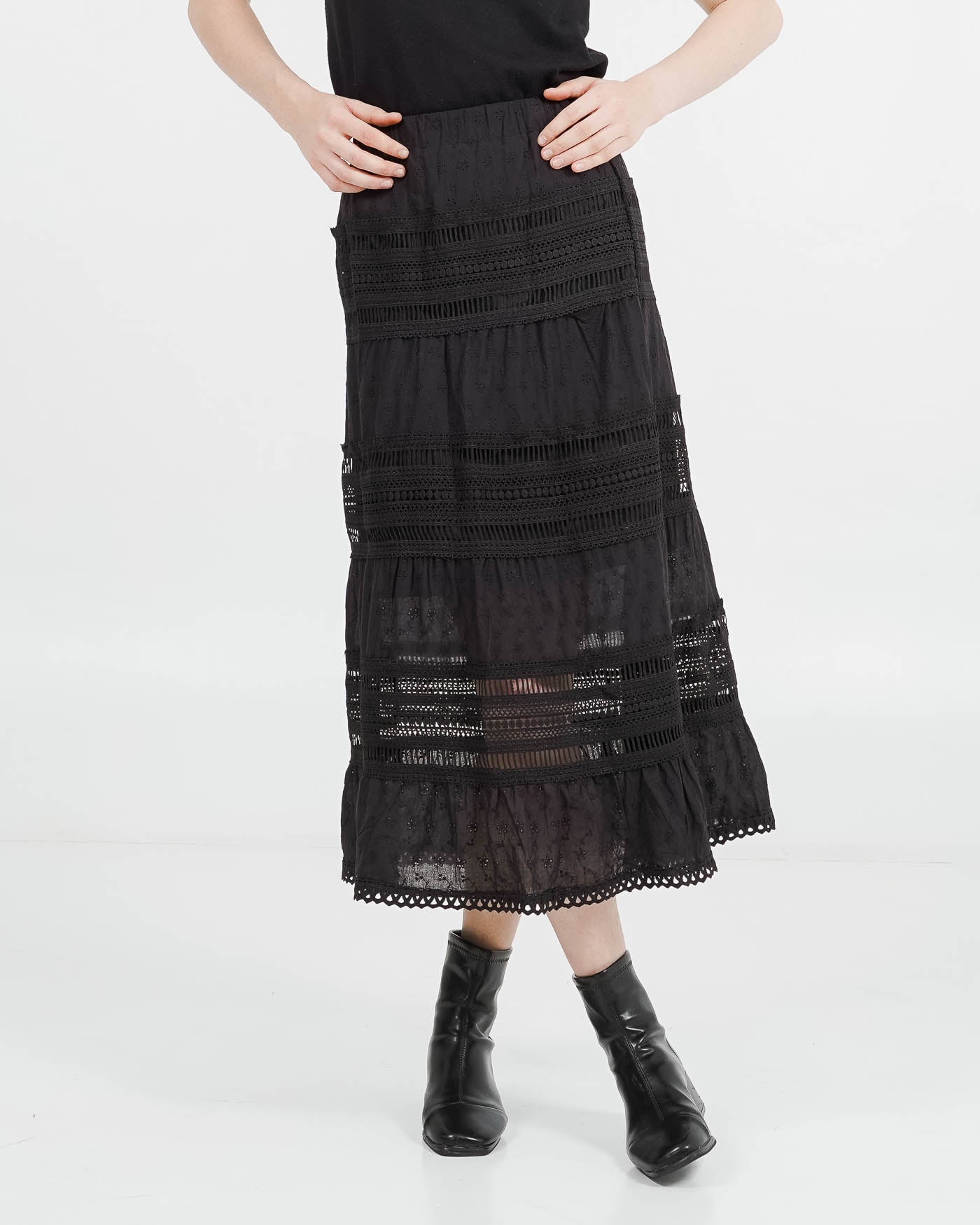 Positano Skirt Black