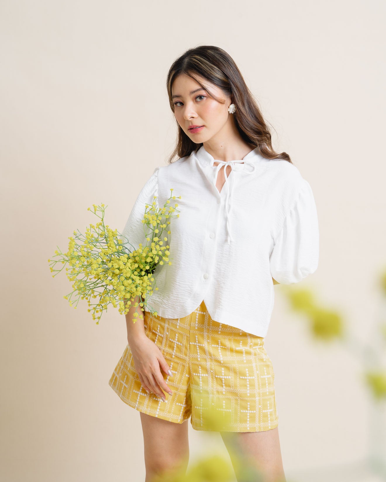 Cny Daffodil Marigold Short Pants