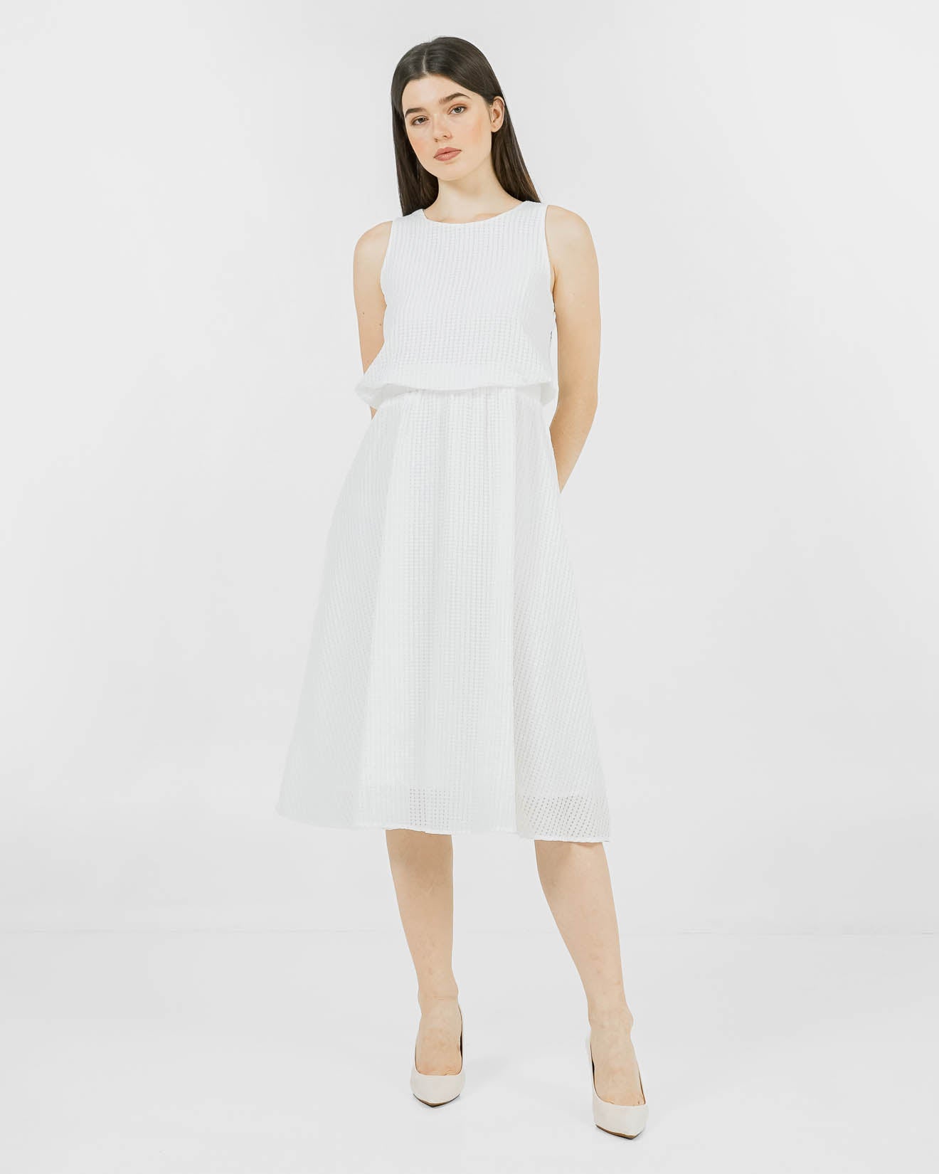 Jenika Dress White