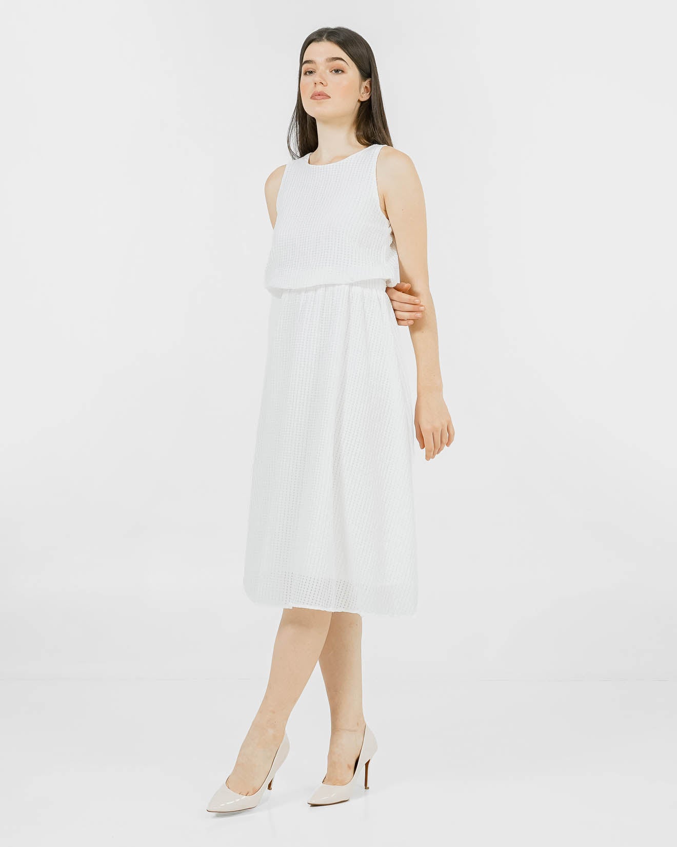 Jenika Dress White