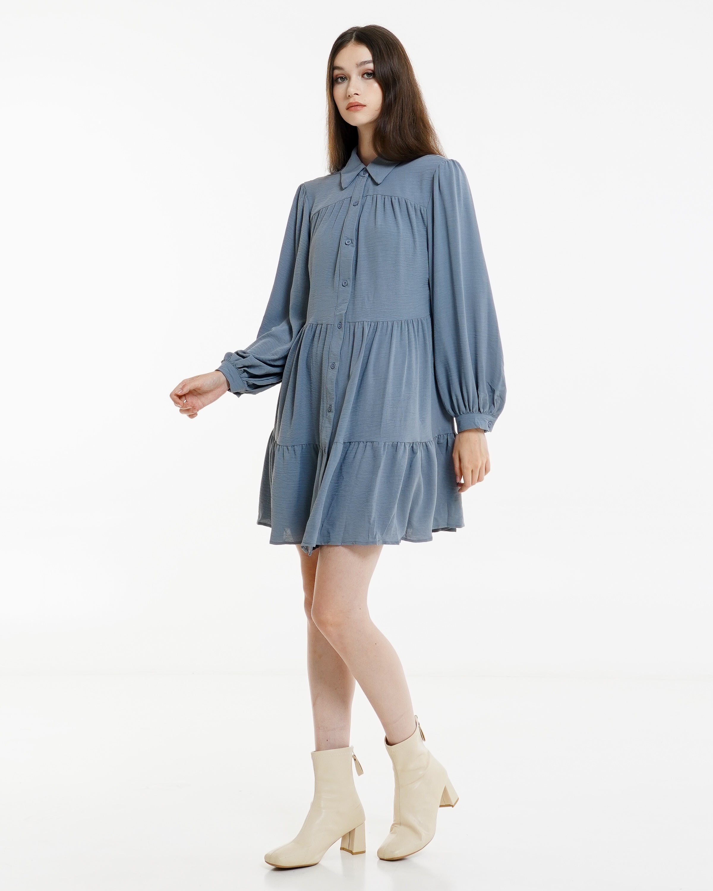 Amalie Dress Blue