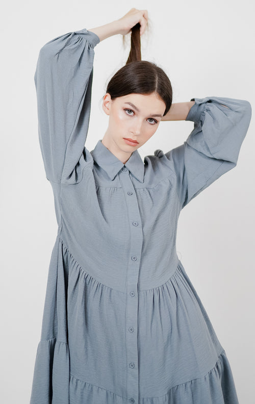 Amalie Dress Blue