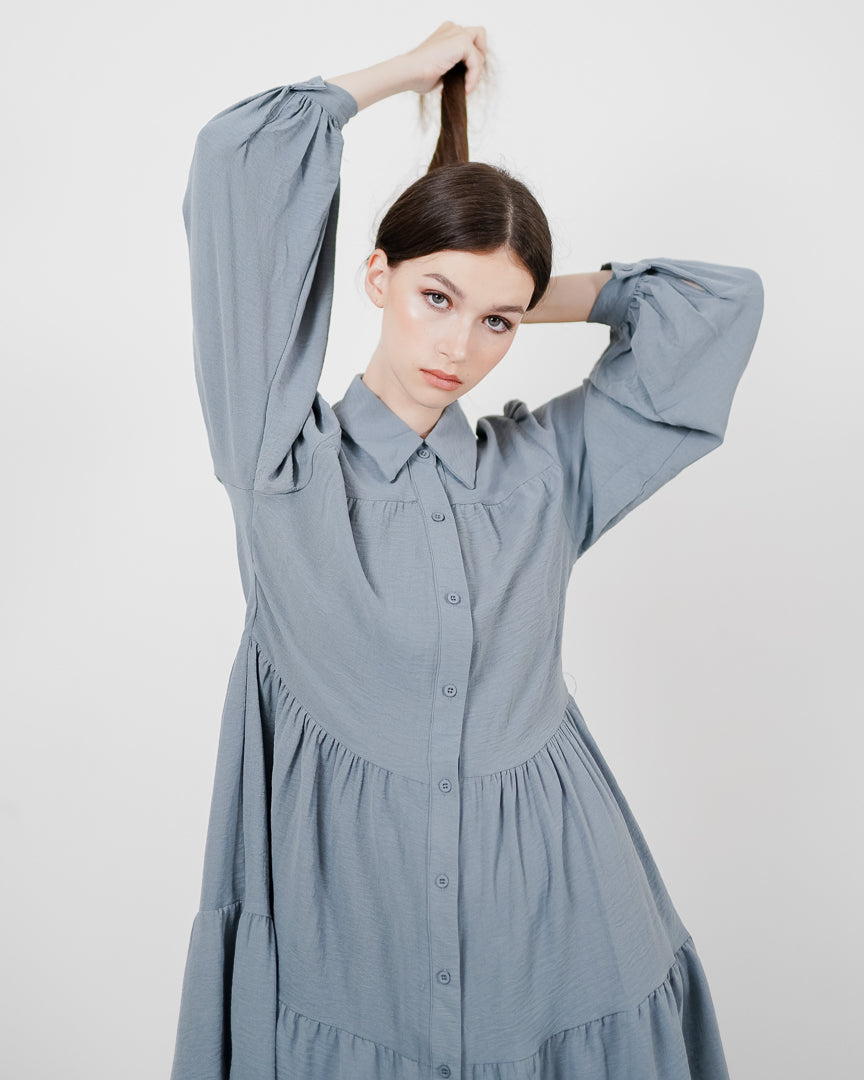 Amalie Dress Blue