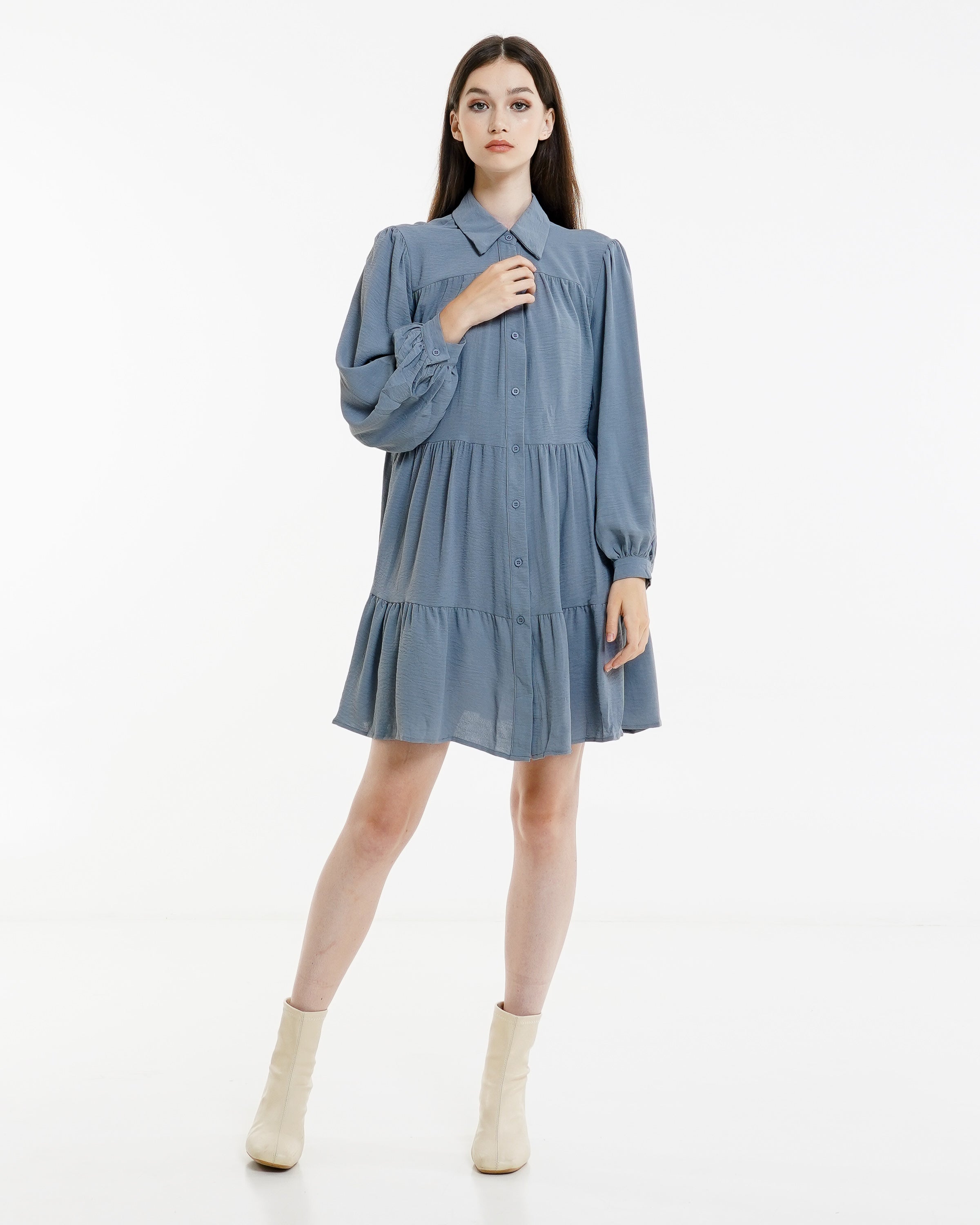 Amalie Dress Blue