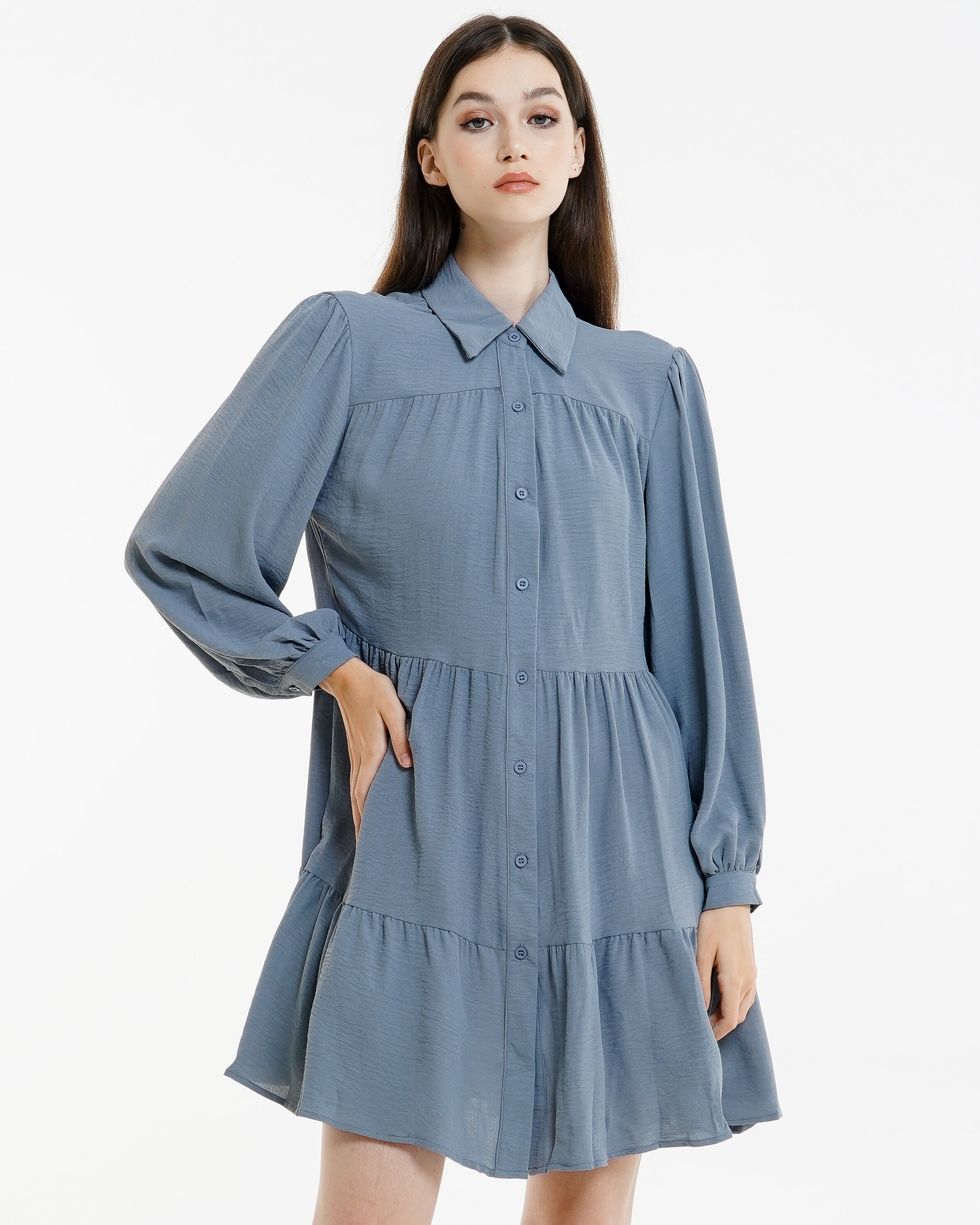 Amalie Dress Blue