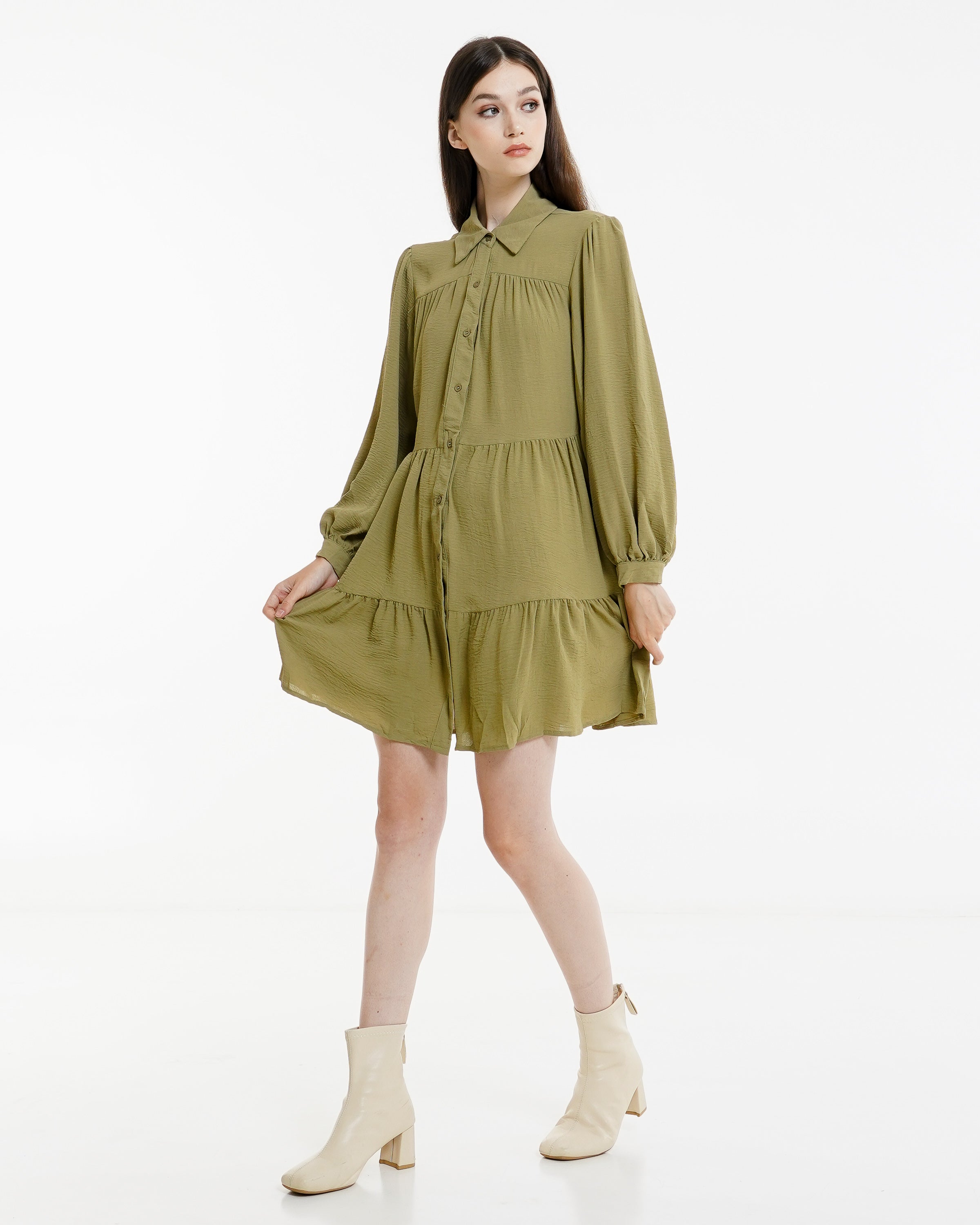 Amalie Dress Sage