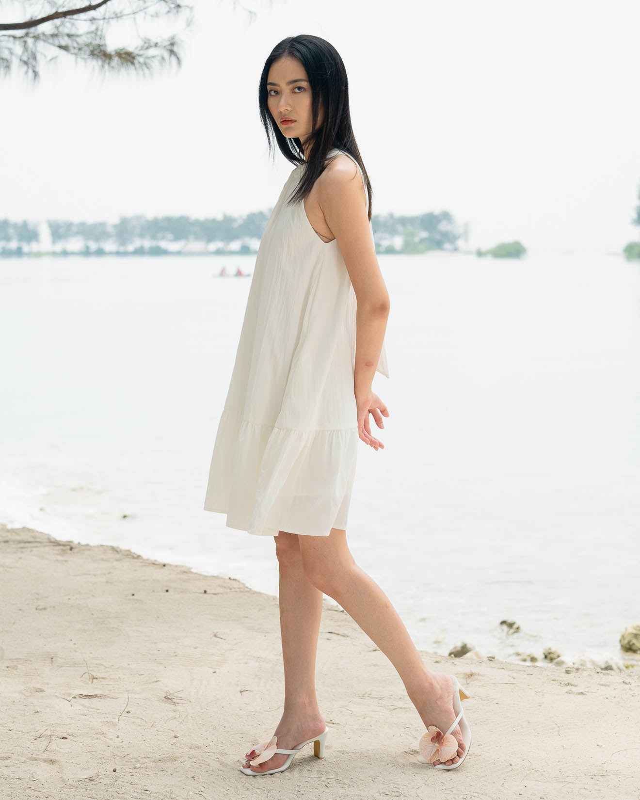 Laelia Dress White