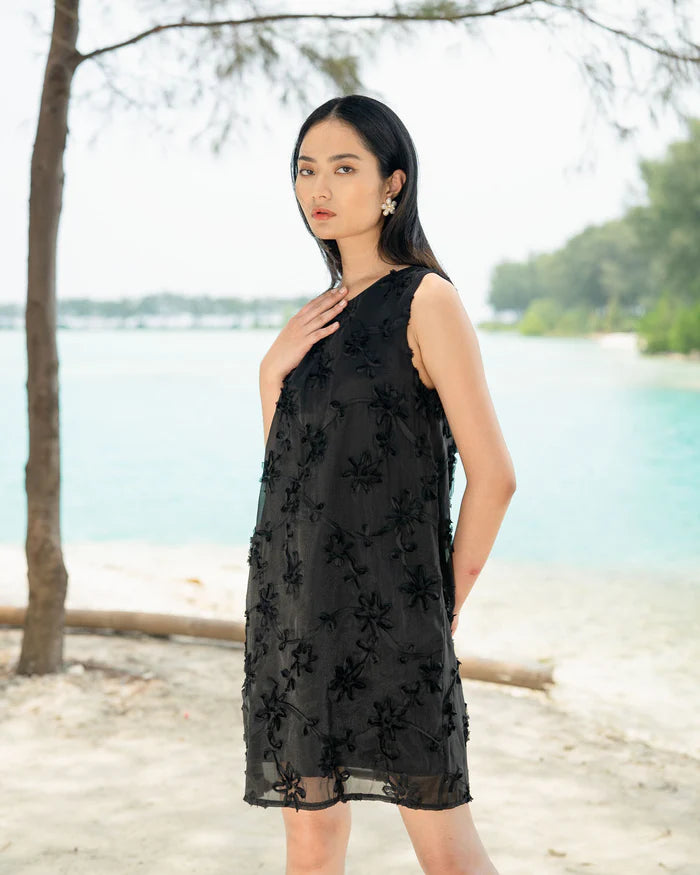 Oncidium Dress Black