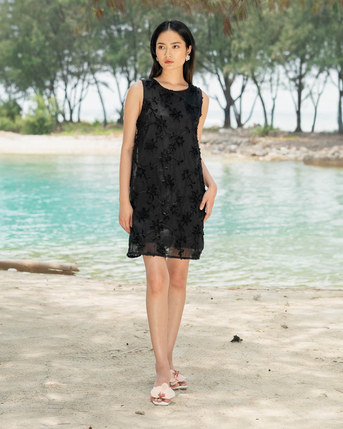 Oncidium Dress Black