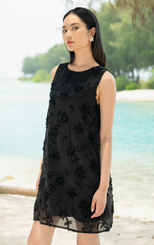 Oncidium Dress Black
