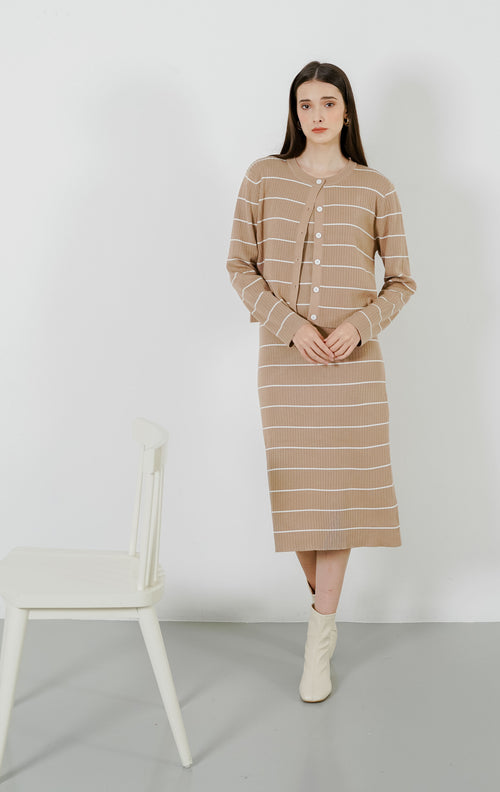 Jennet Set Dress Brown