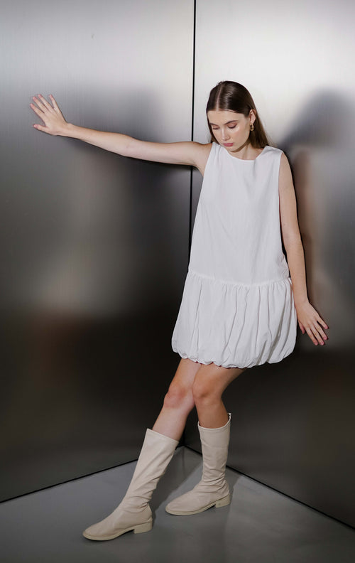 Olea Dress White