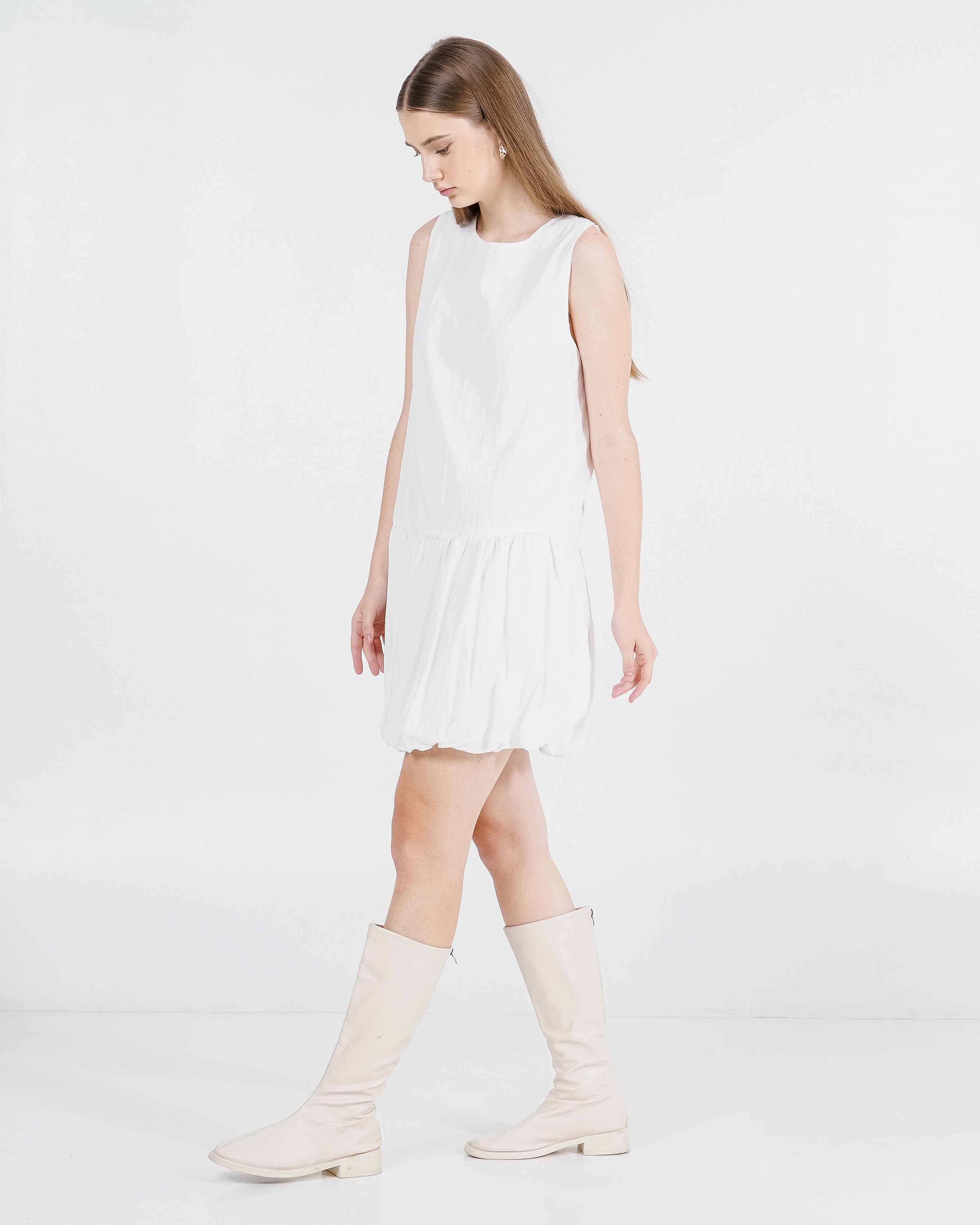 Olea Dress White