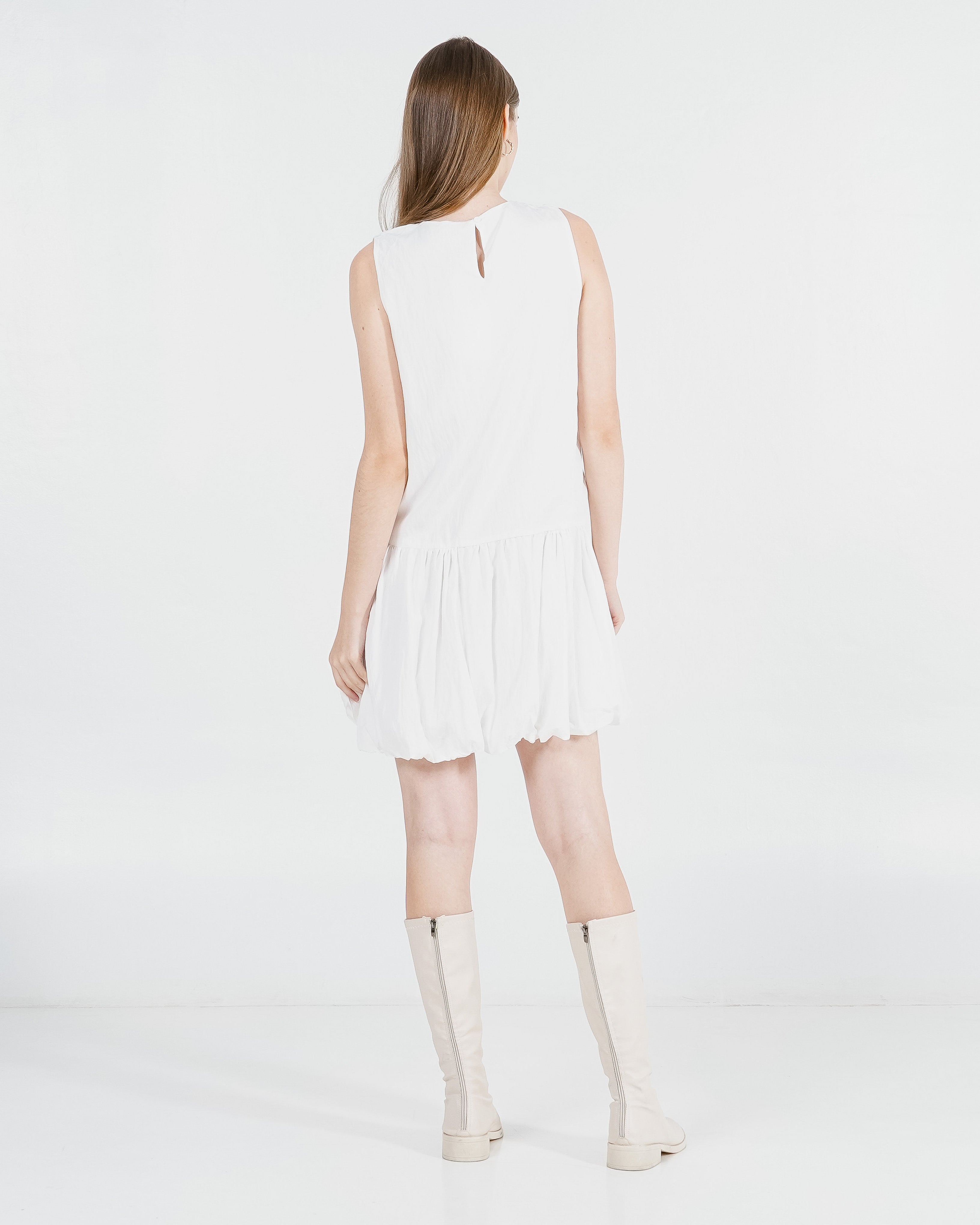 Olea Dress White