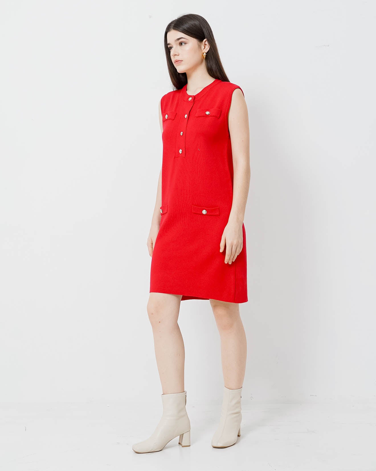 Hallie Dress Red