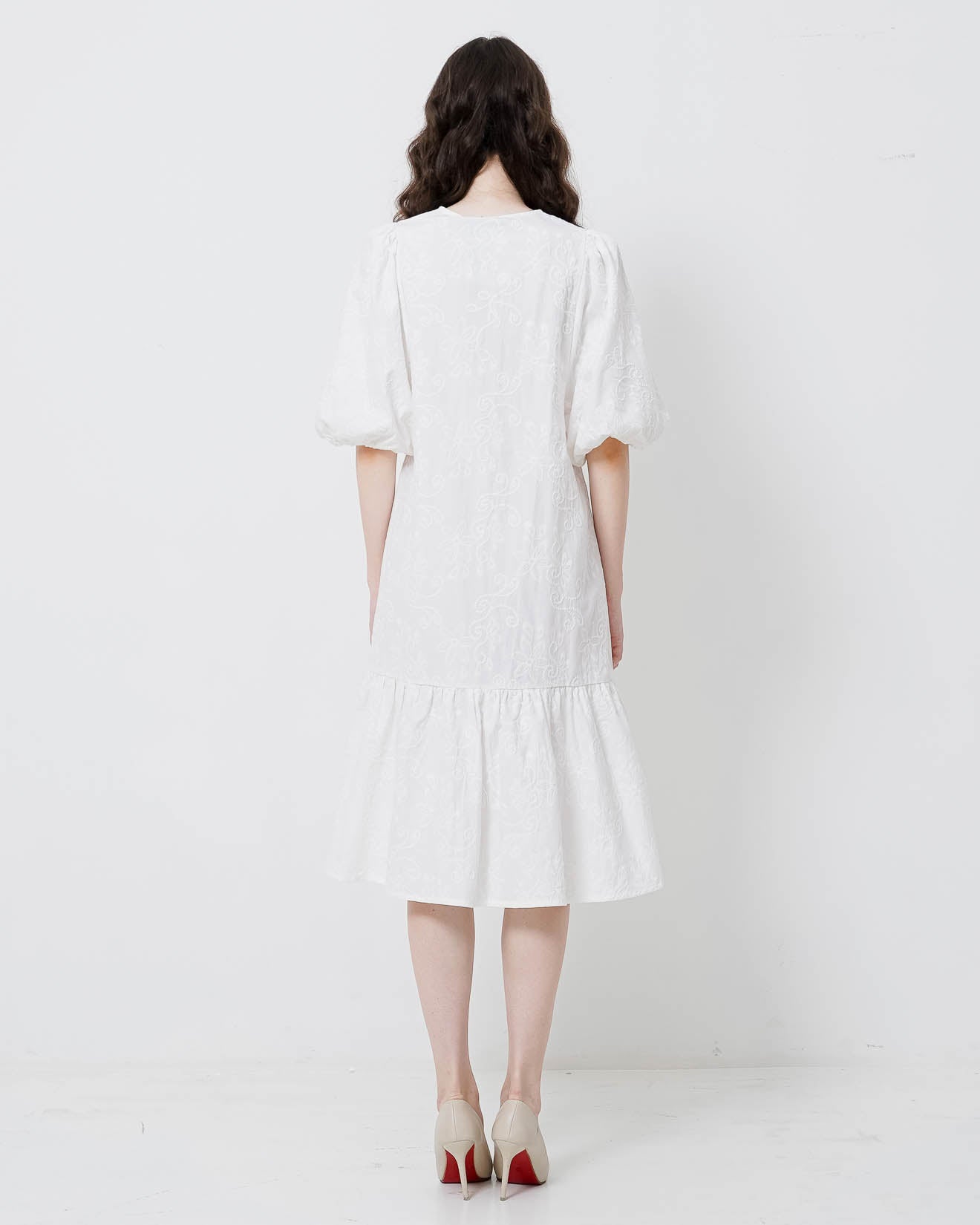 Nicola Dress White