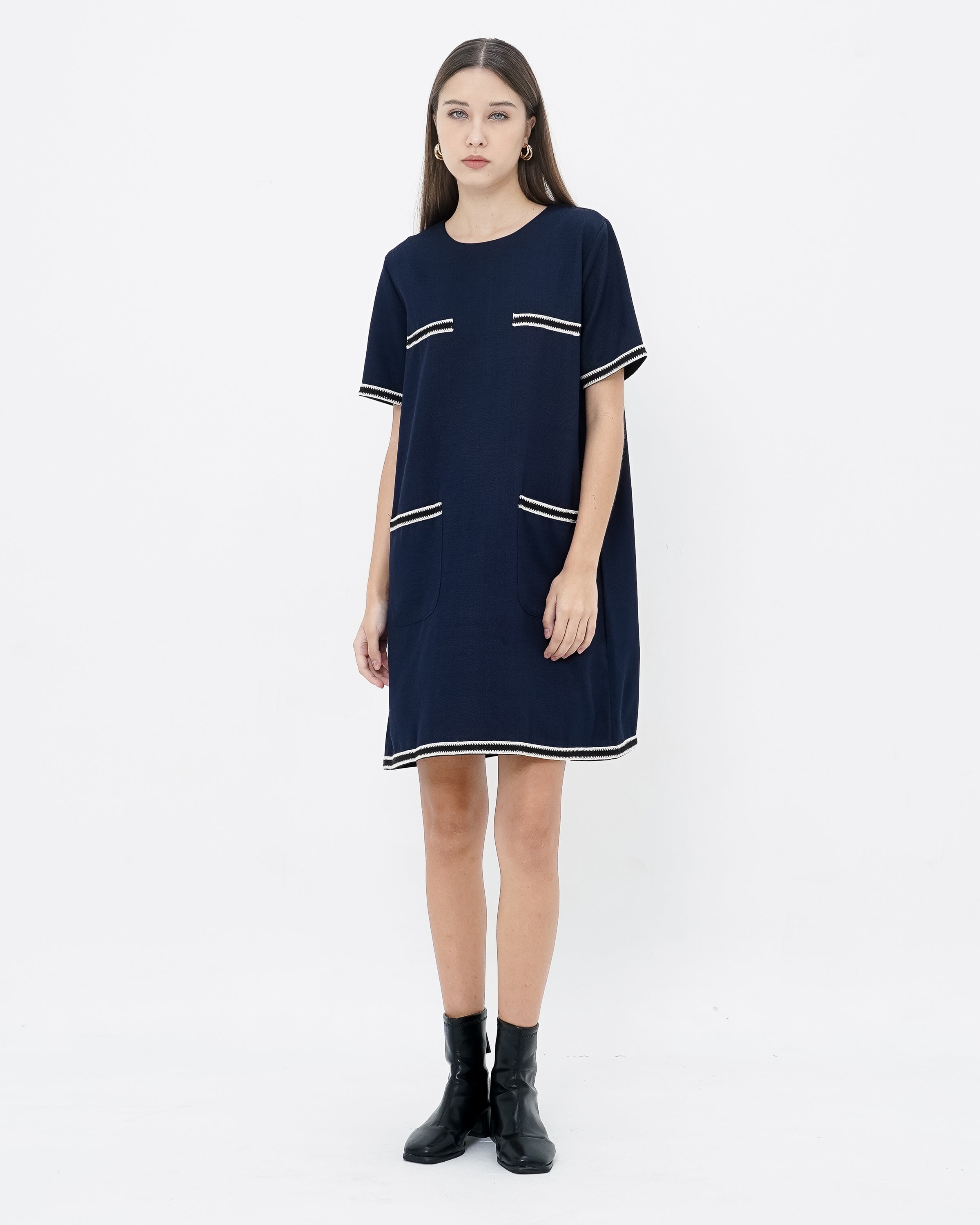 Cathalina Dress Navy