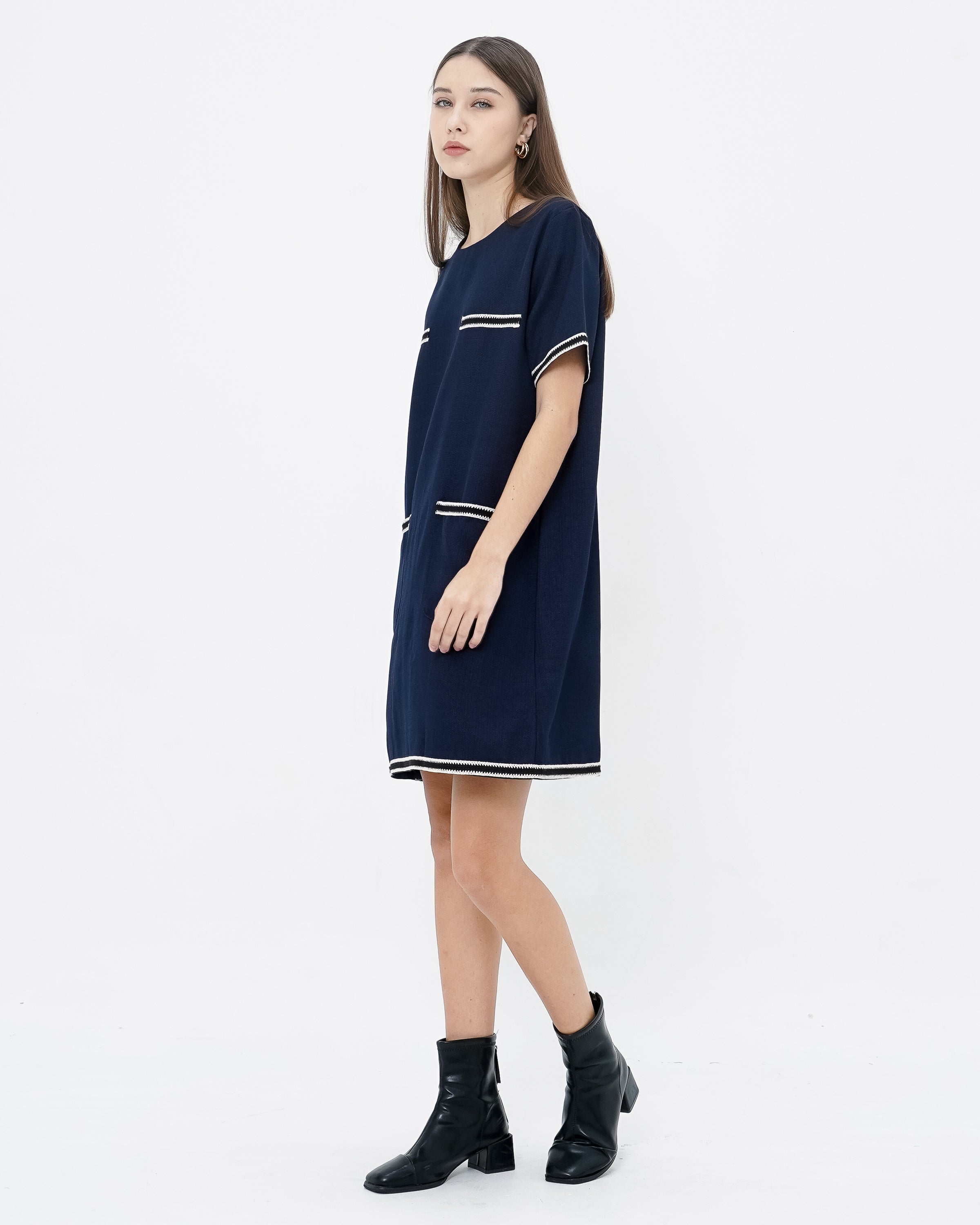 Cathalina Dress Navy